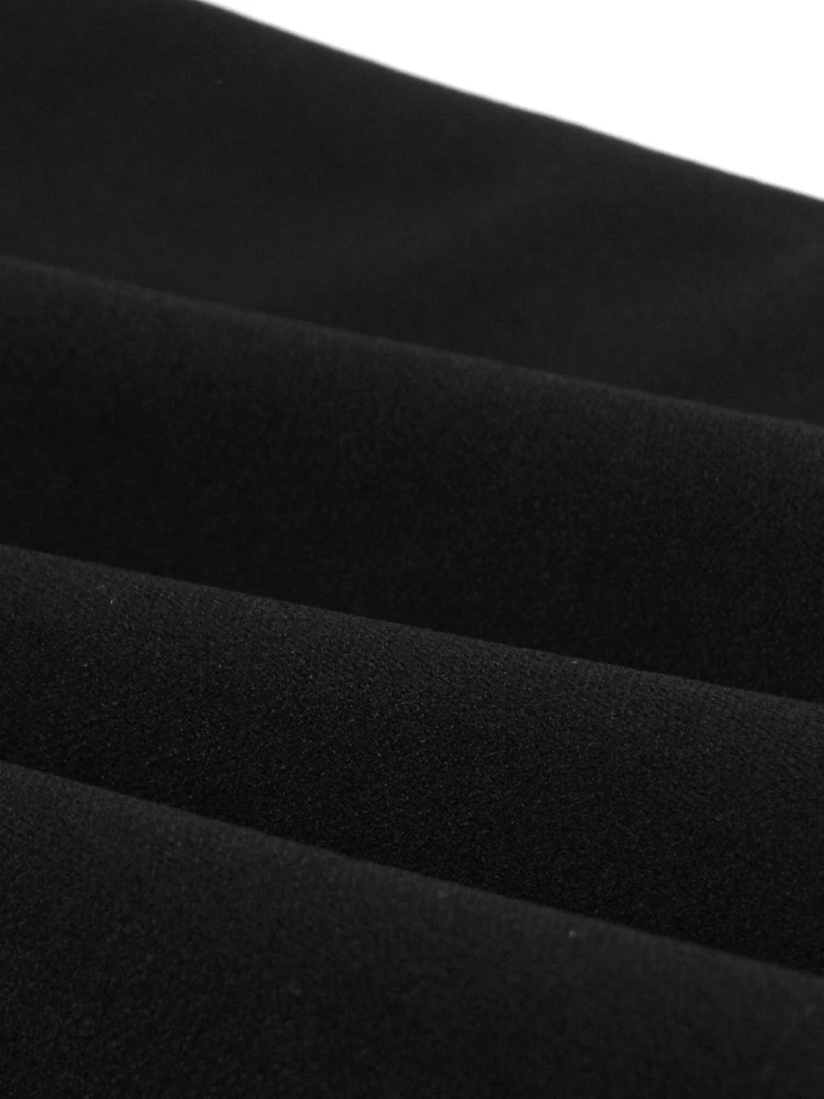 Black 1950s Vertical Stripe Patchwork Lapel Dress - Image 6
