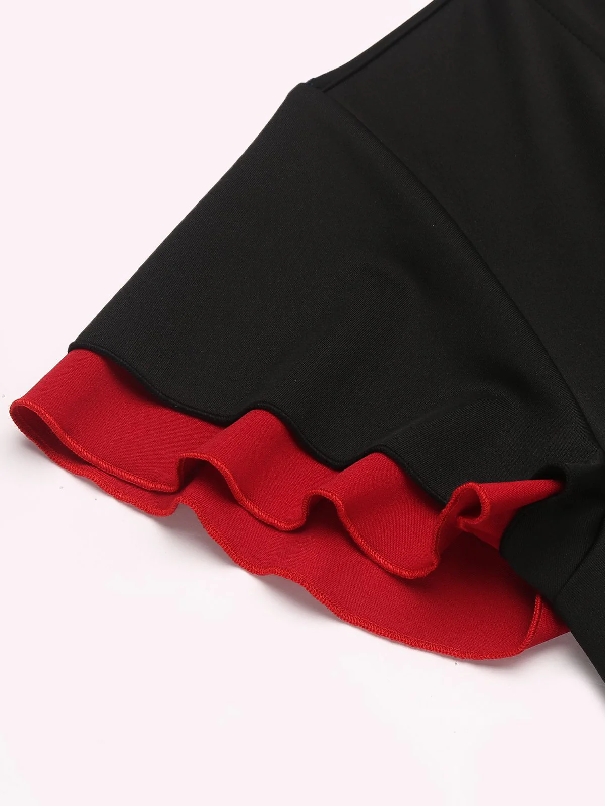 Black 1960s Button Slit Bodycon Dress - Image 9