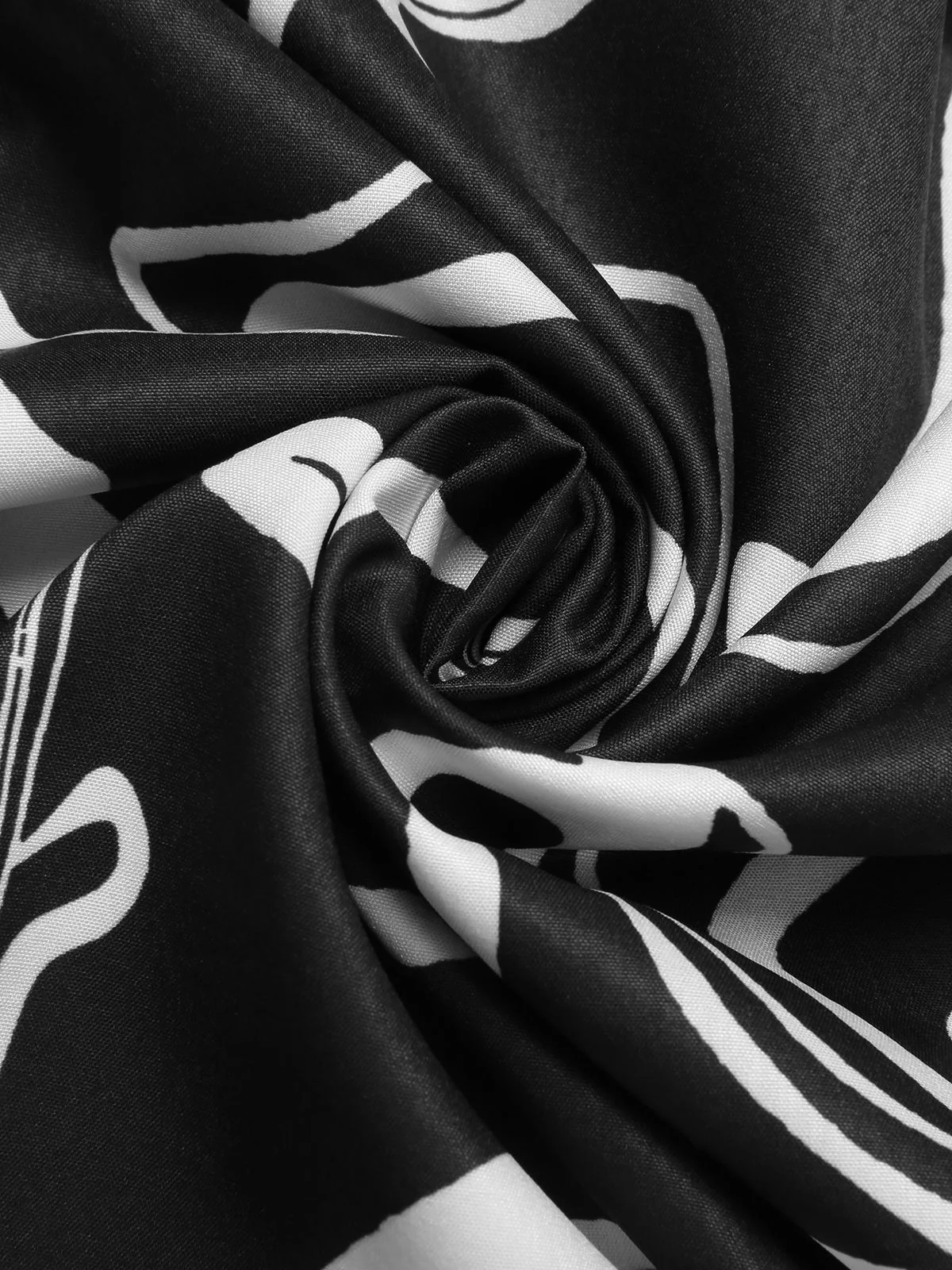 Black 1960s Colorblock Stand Collar Dress - Image 4