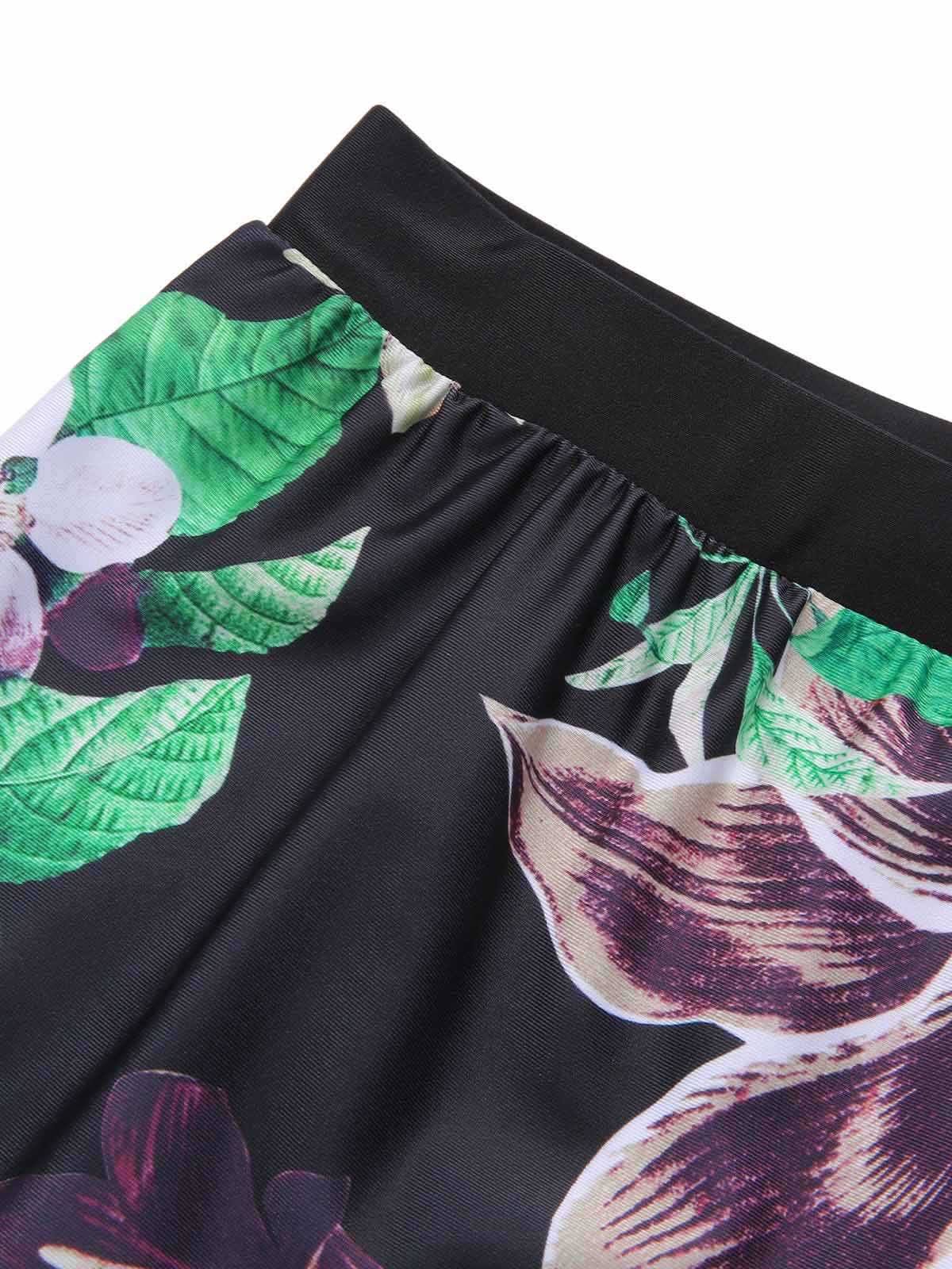 Black 1960s Floral Swimsuit Set - Image 10