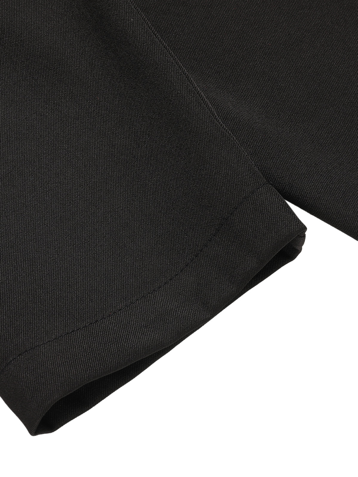 Black 1960s Solid Boat Neck Wrap Dress - Image 6