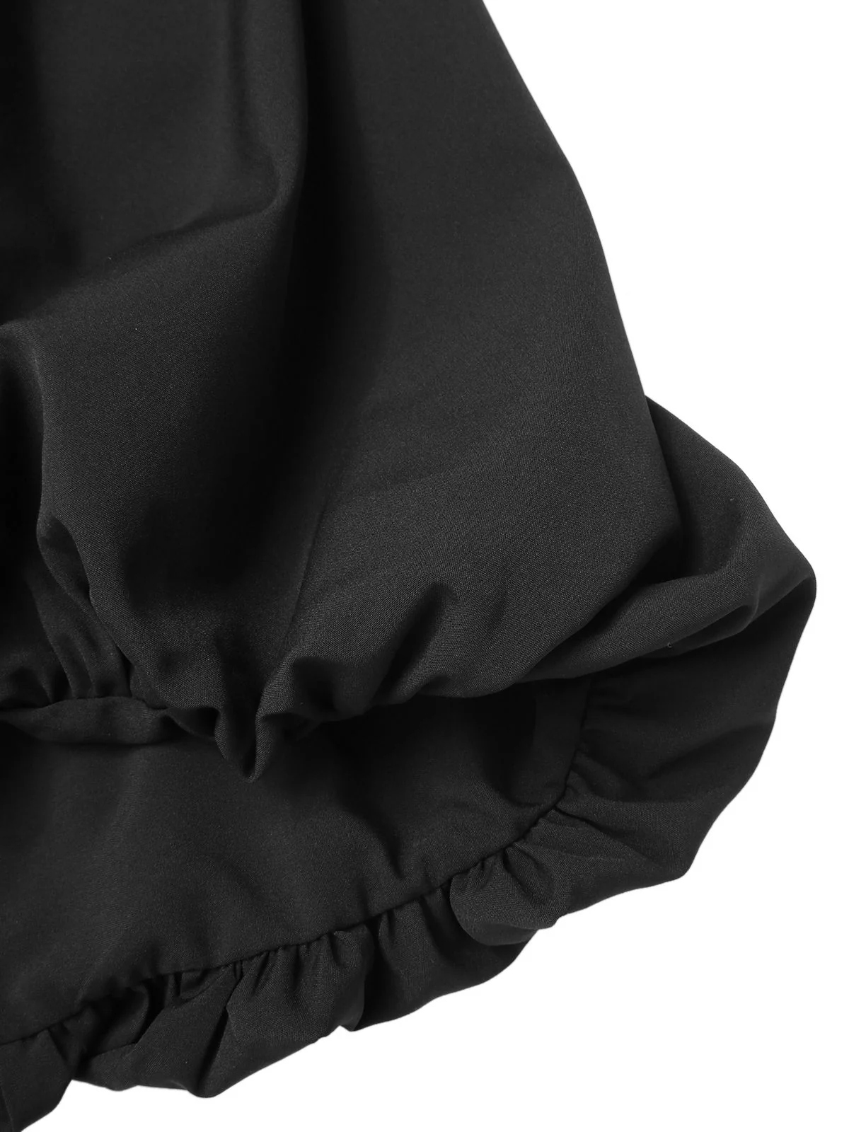 Black 1960s Solid Sleeveless Bubble Dress - Image 3