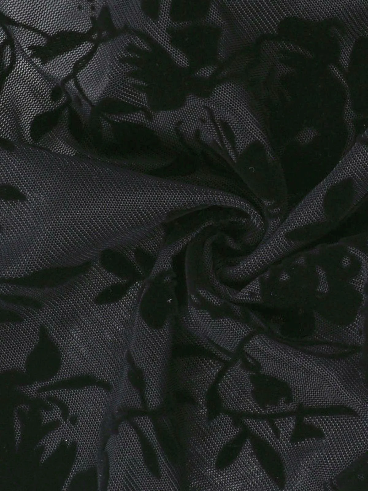 Black 1960s Water-soluble Lace Trim Sheer Blouse - Image 4