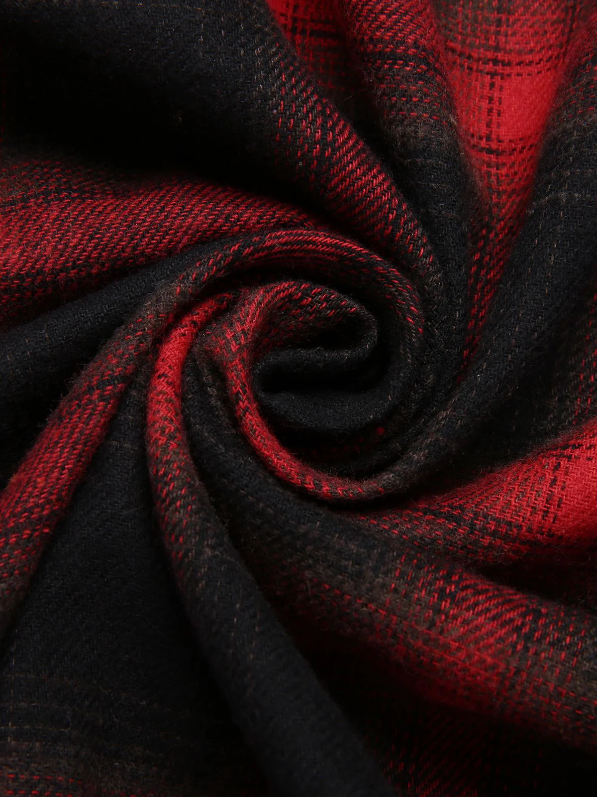 Black 1970s Plaid Cowl Neck Dress - Image 7