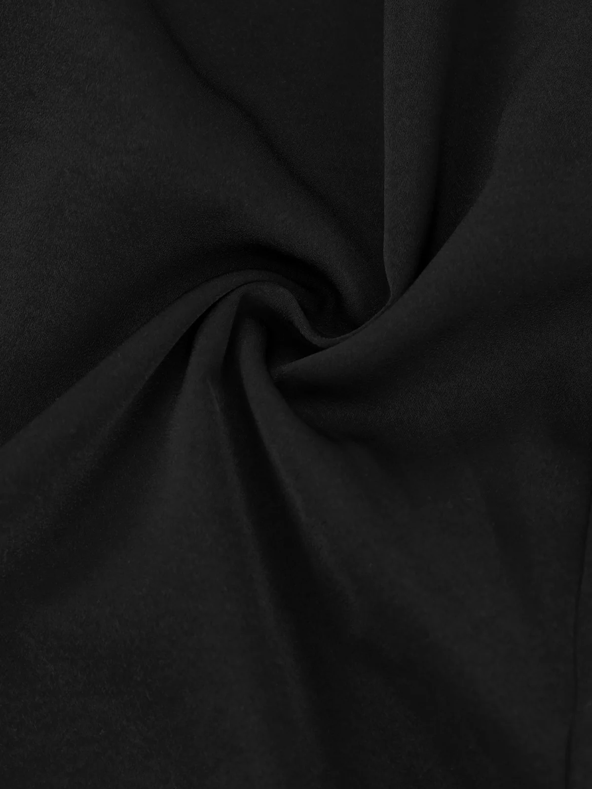 Black 1980s Contrast Off-Shoulder Dress - Image 6