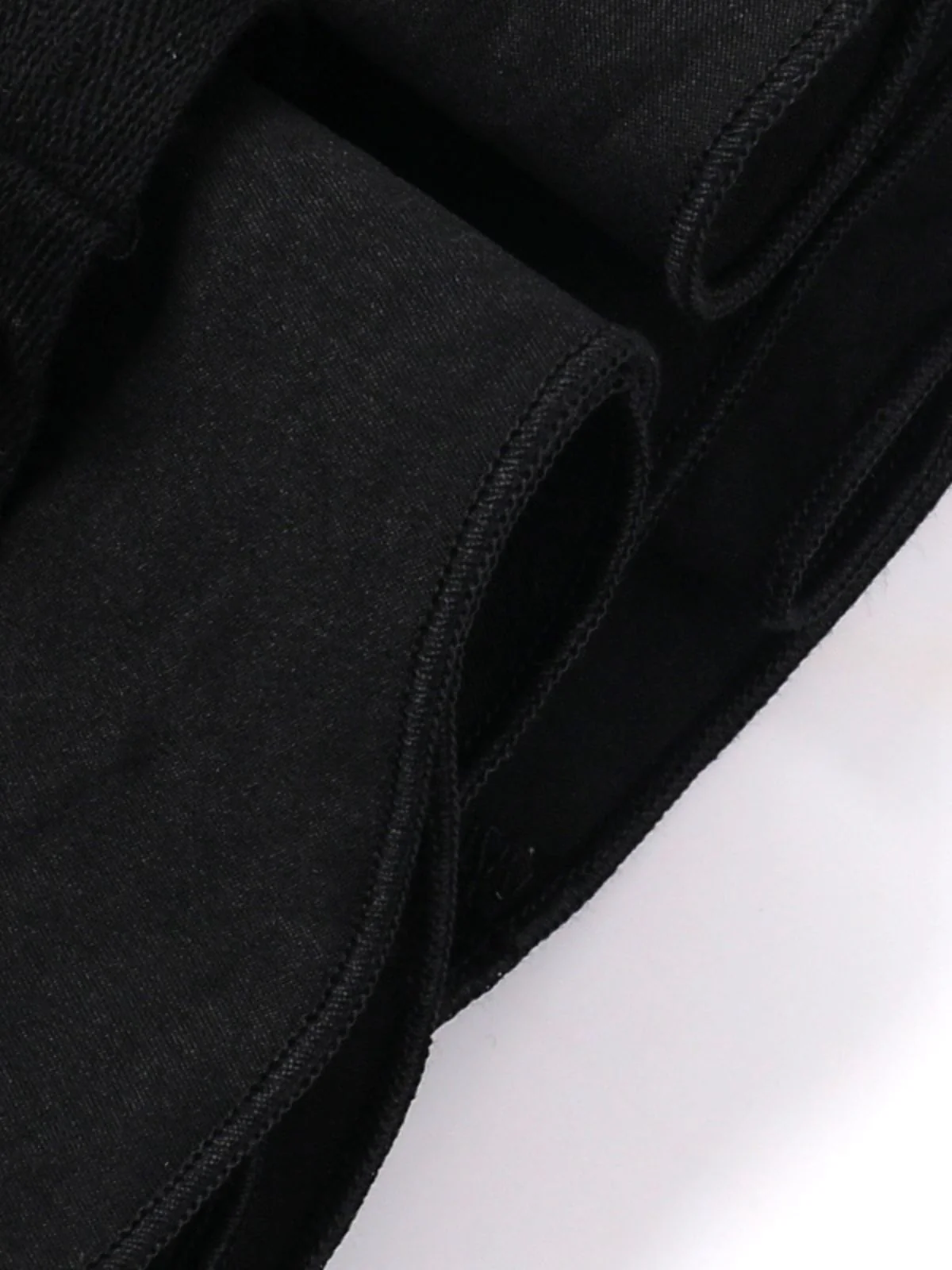 Black 1980s Punk Metal Button Lace-Up Skirt - Image 9