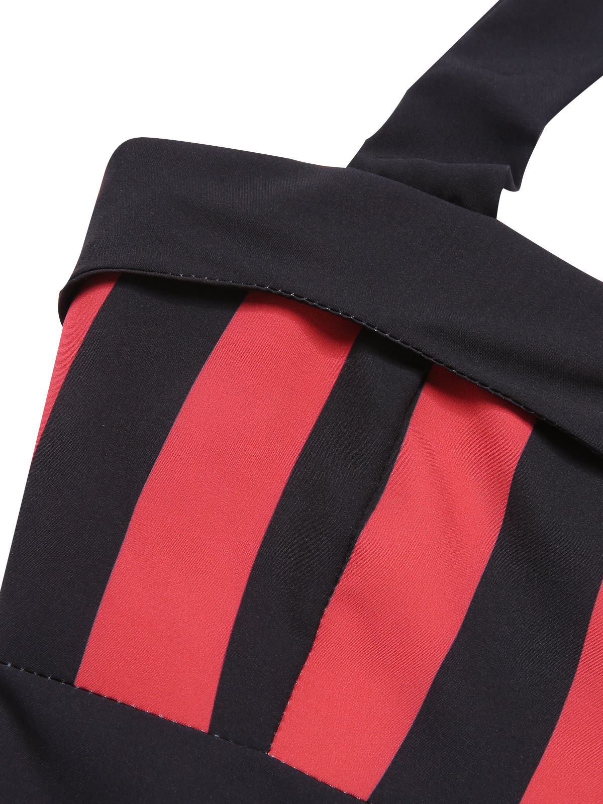 Black&Red 1950s Halloween Halter Skull Dress - Image 4