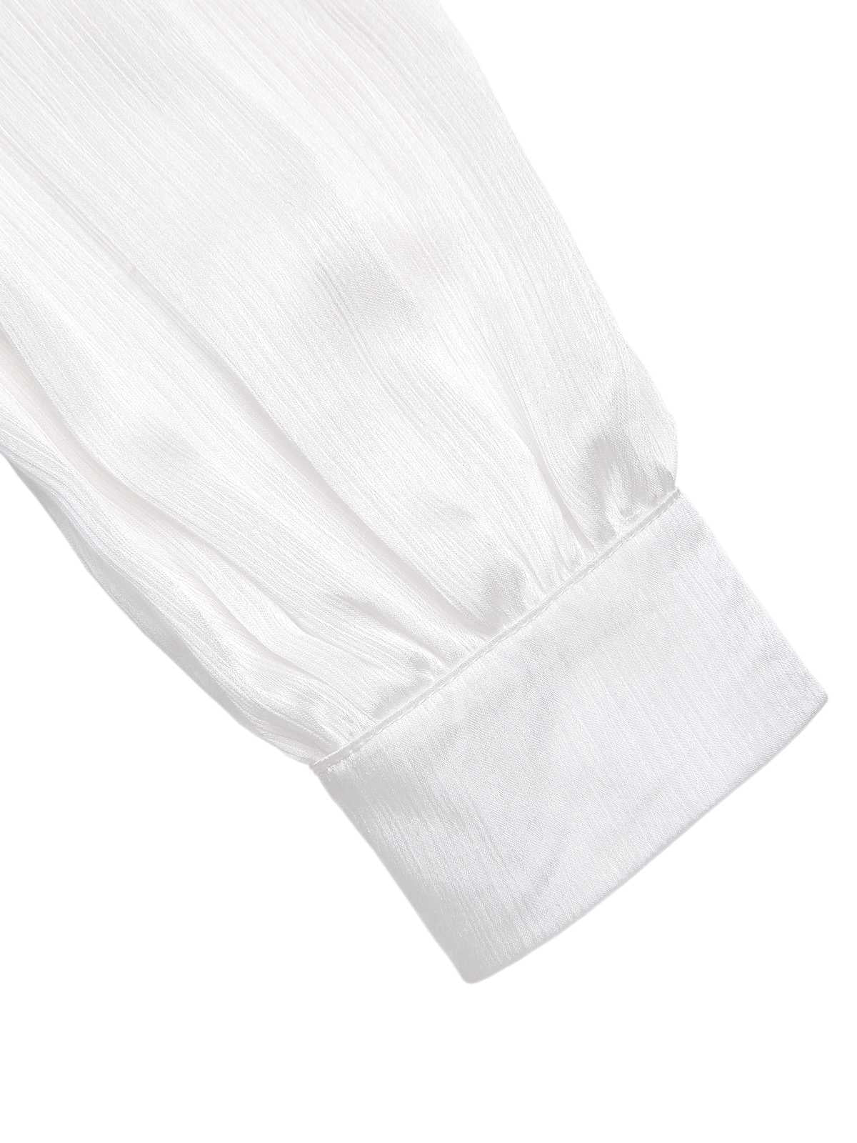 Black&White 1930s Bow Ruffled Collar Jumpsuit - Image 6