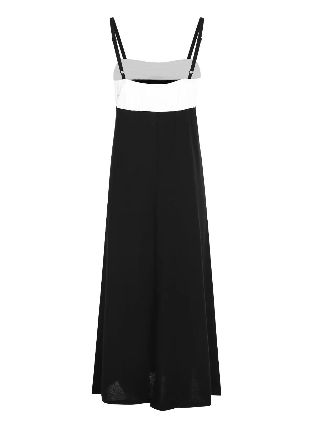 Black & White 1930s Bowknot Suspender Sleepwear - Image 4