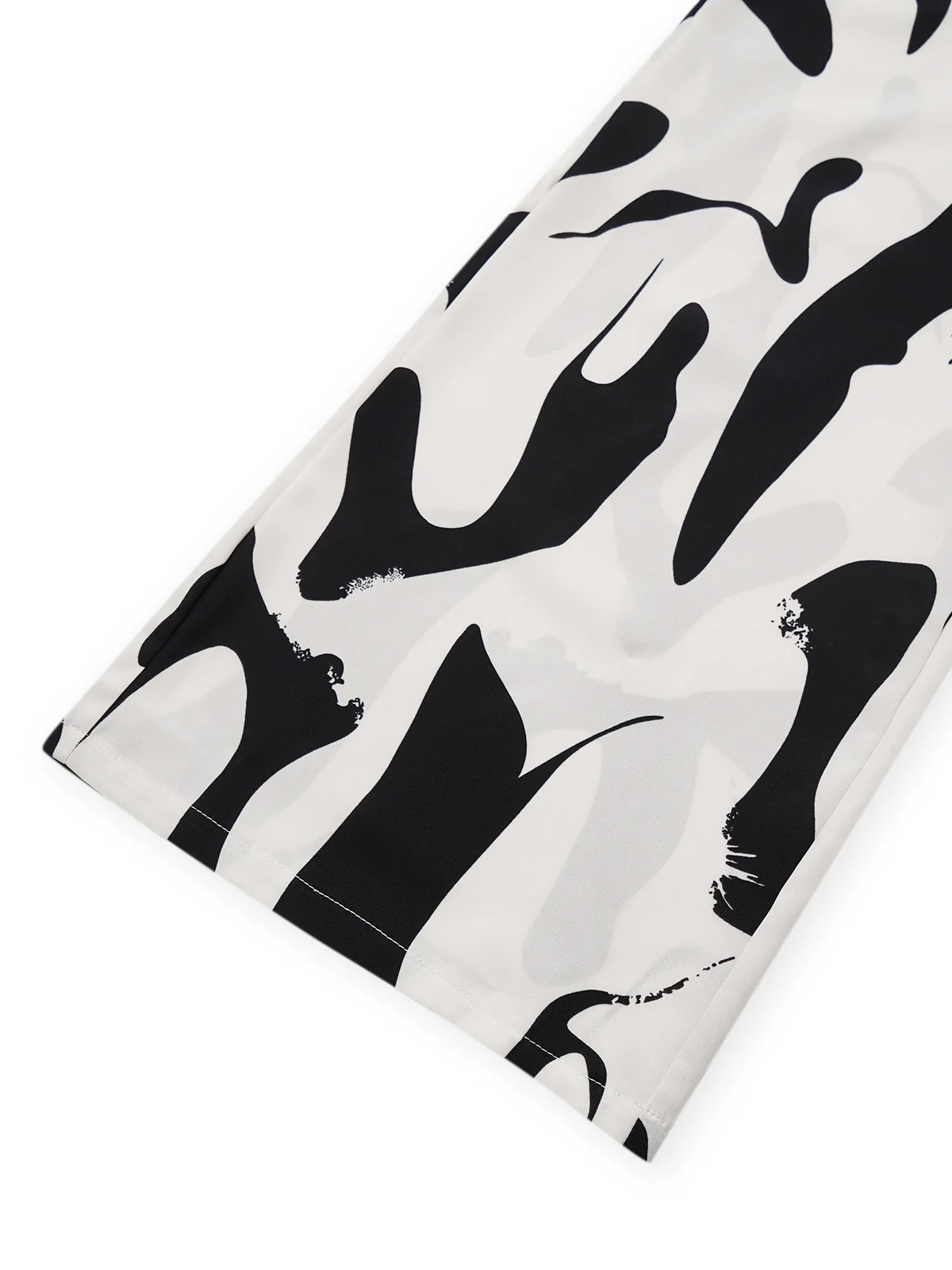 Black & White 1940s Cow Skin Halter Jumpsuit - Image 4