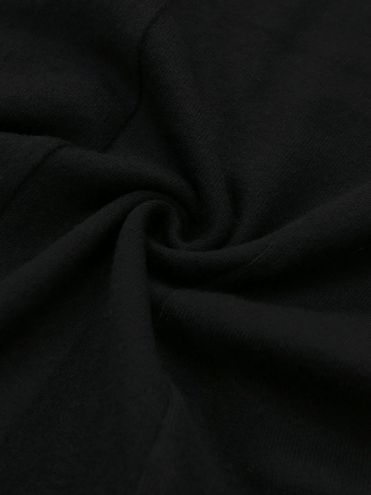 Black & White 1960s Colorblock Pleated Lapel Dress - Image 7