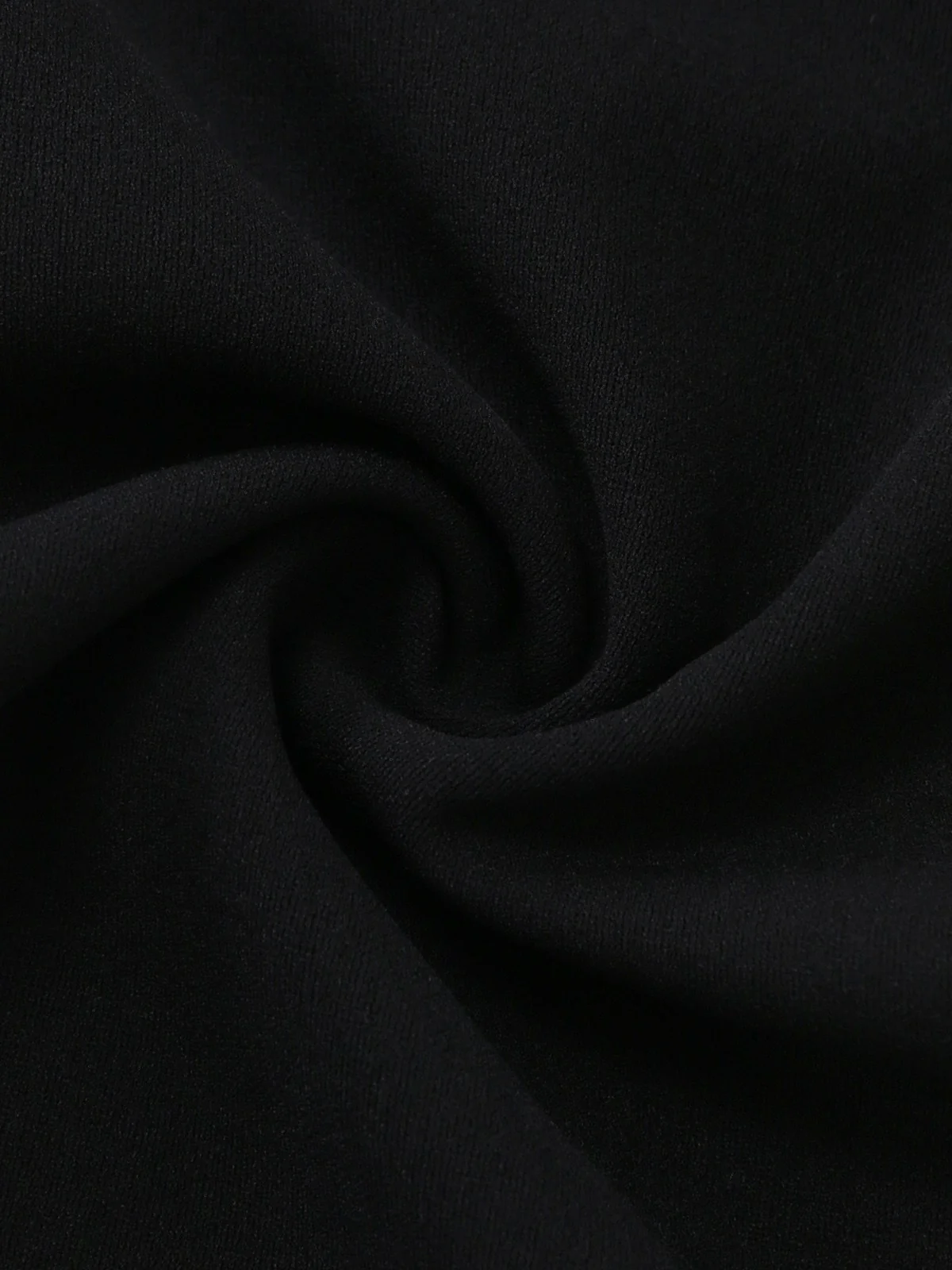 Black & White 1980s Mock Two-Piece Lapel Jumpsuit - Image 7