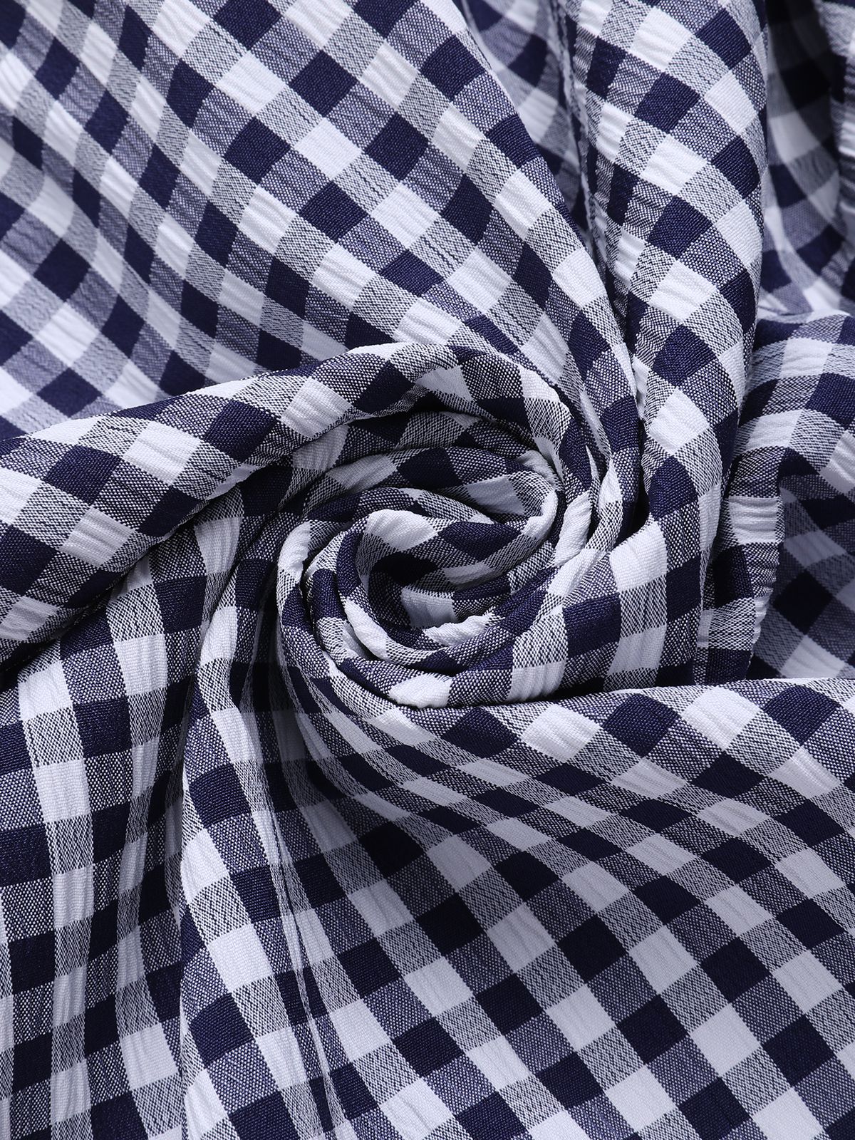 Blue 1930s Plaid Fishtail Skirt - Image 5