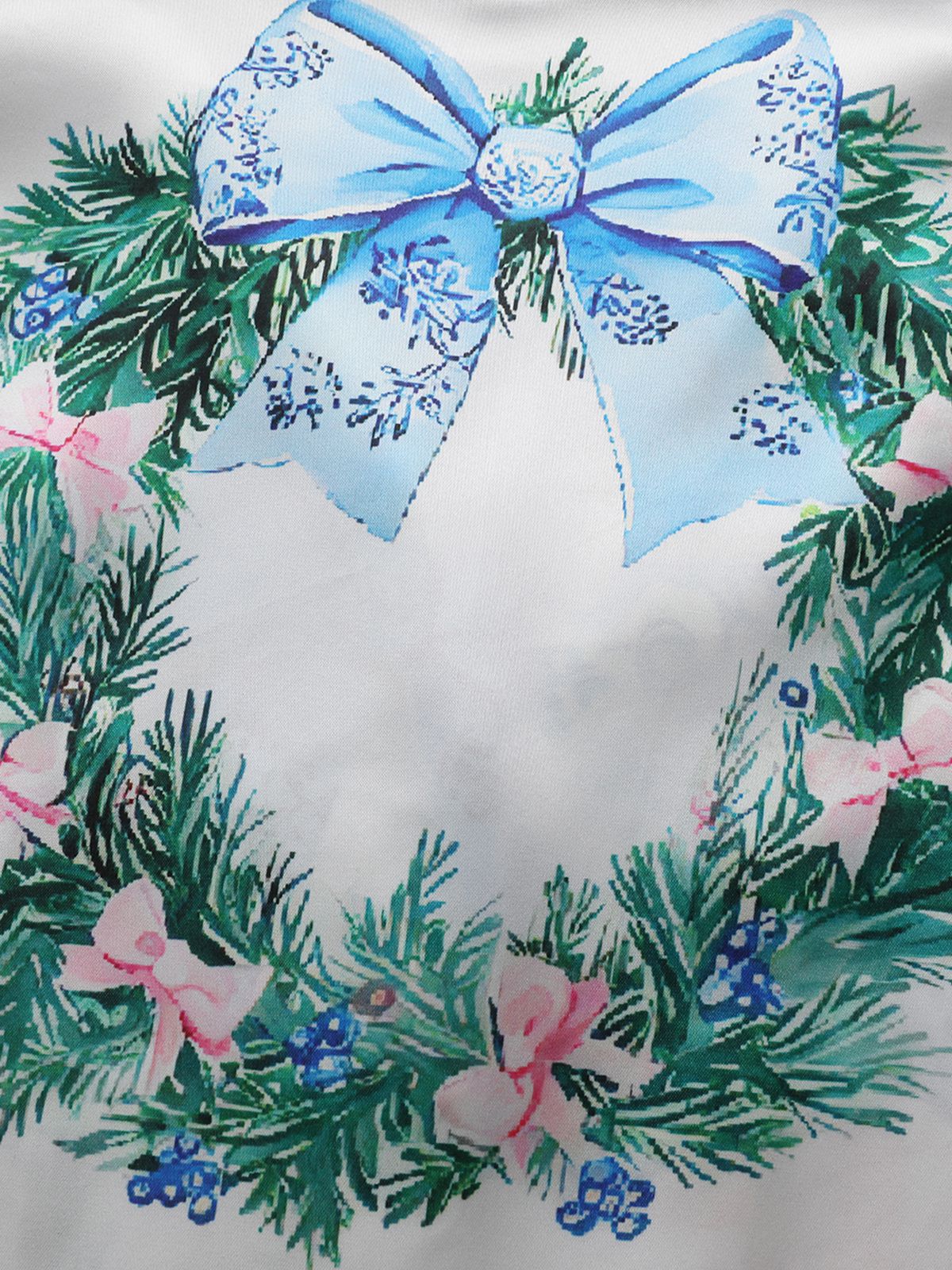 Blue 1940s Christmas Nutcracker Candy Cane Pajama Set - Image 5
