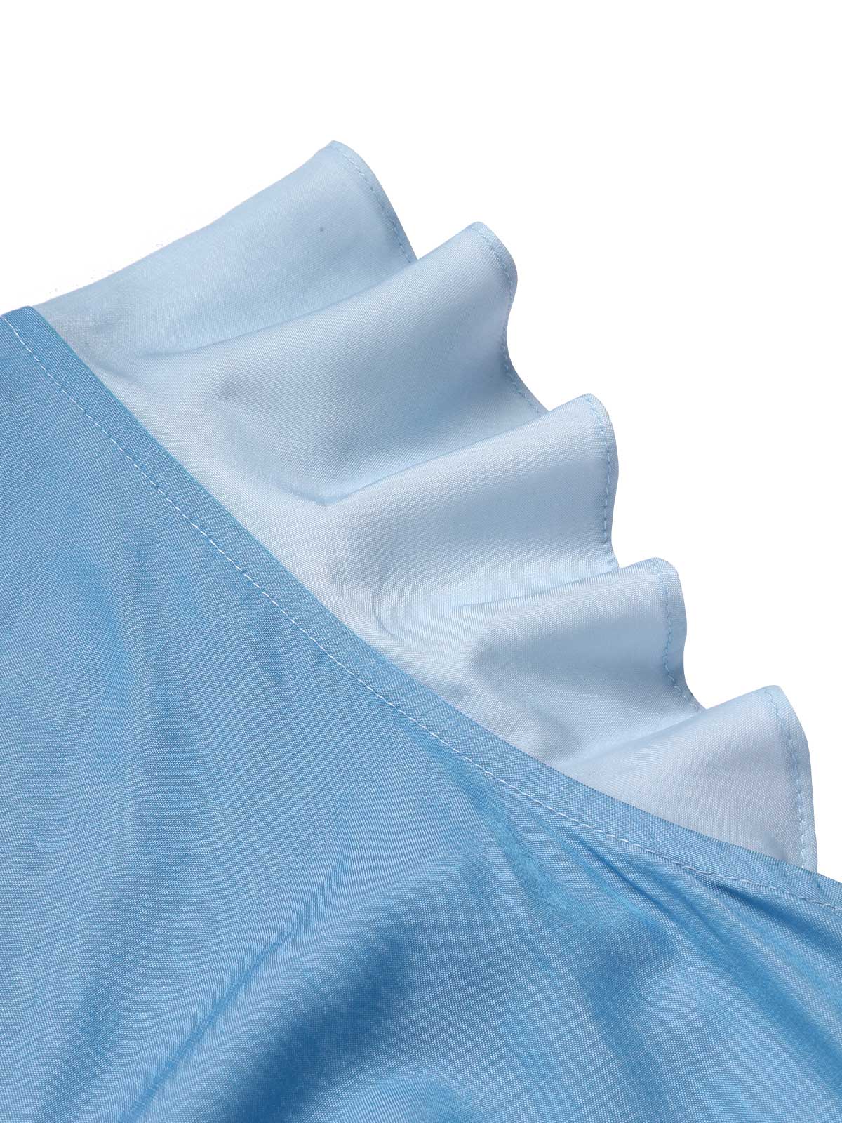Blue 1940s Cinderella Ruffled Romper - Image 7