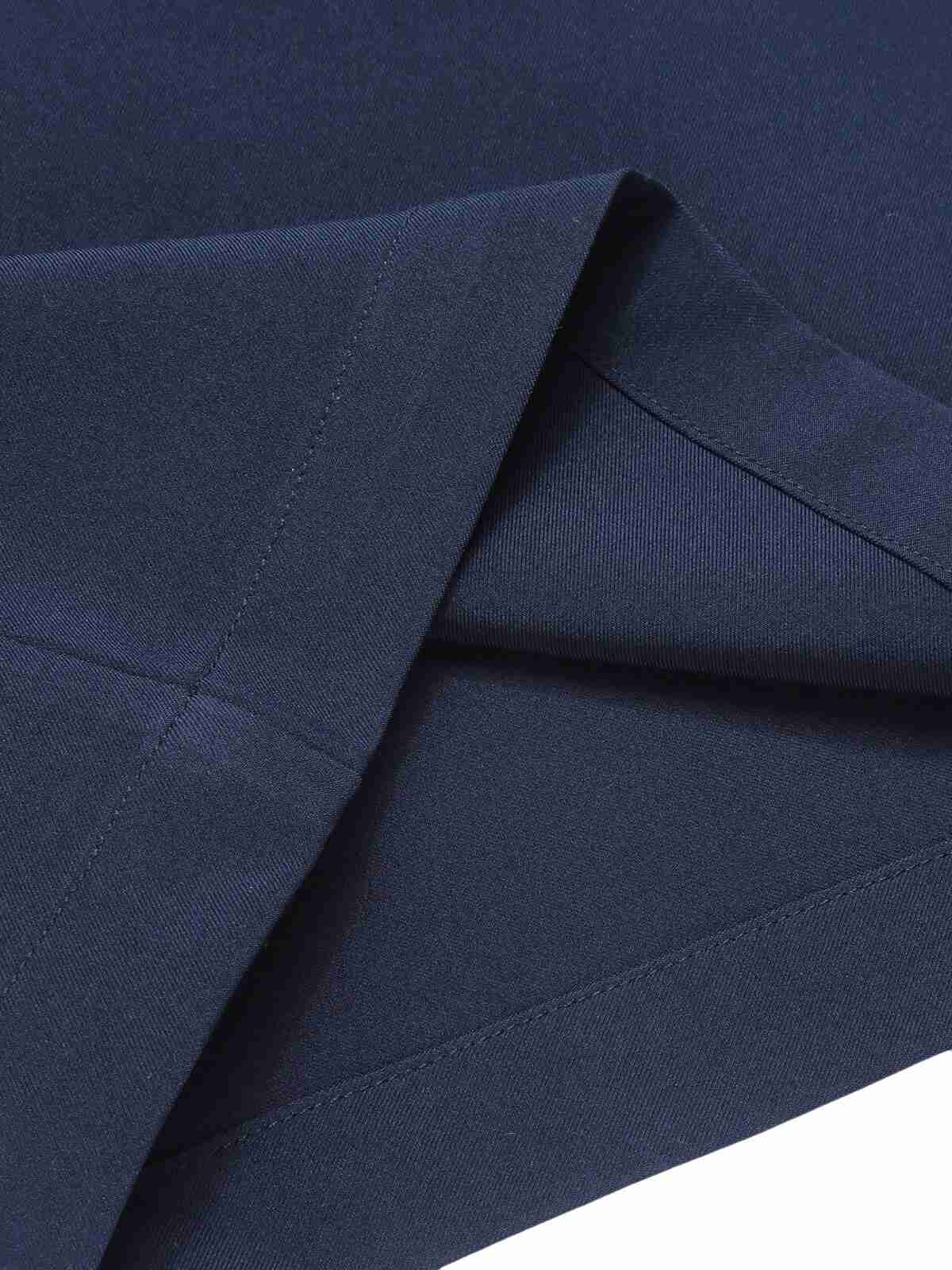 Blue 1940s Polka Dot Bow Lapel Jumpsuit - Image 6