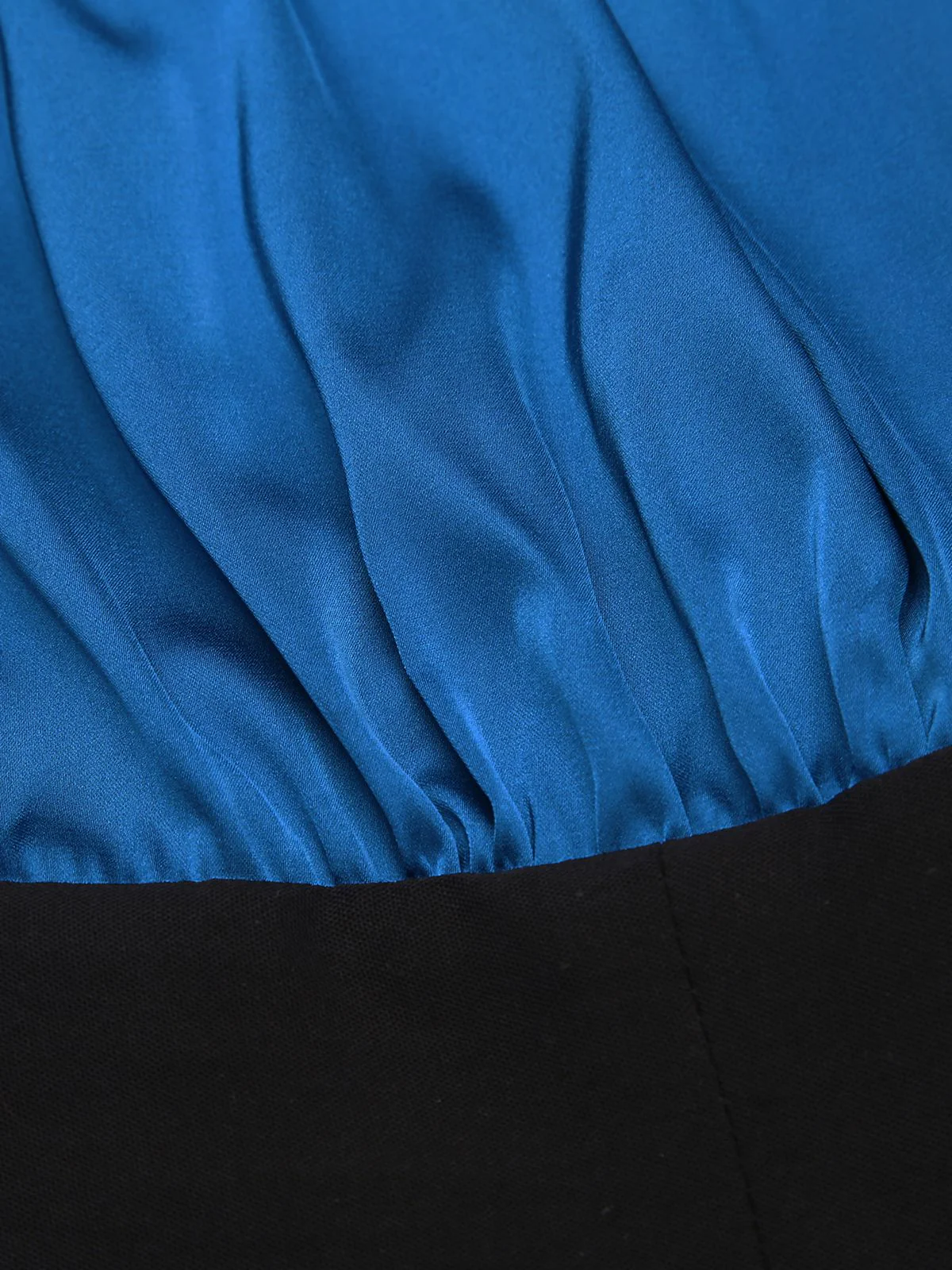 Blue 1930s Solid Lace-up Jumpsuit - Image 6