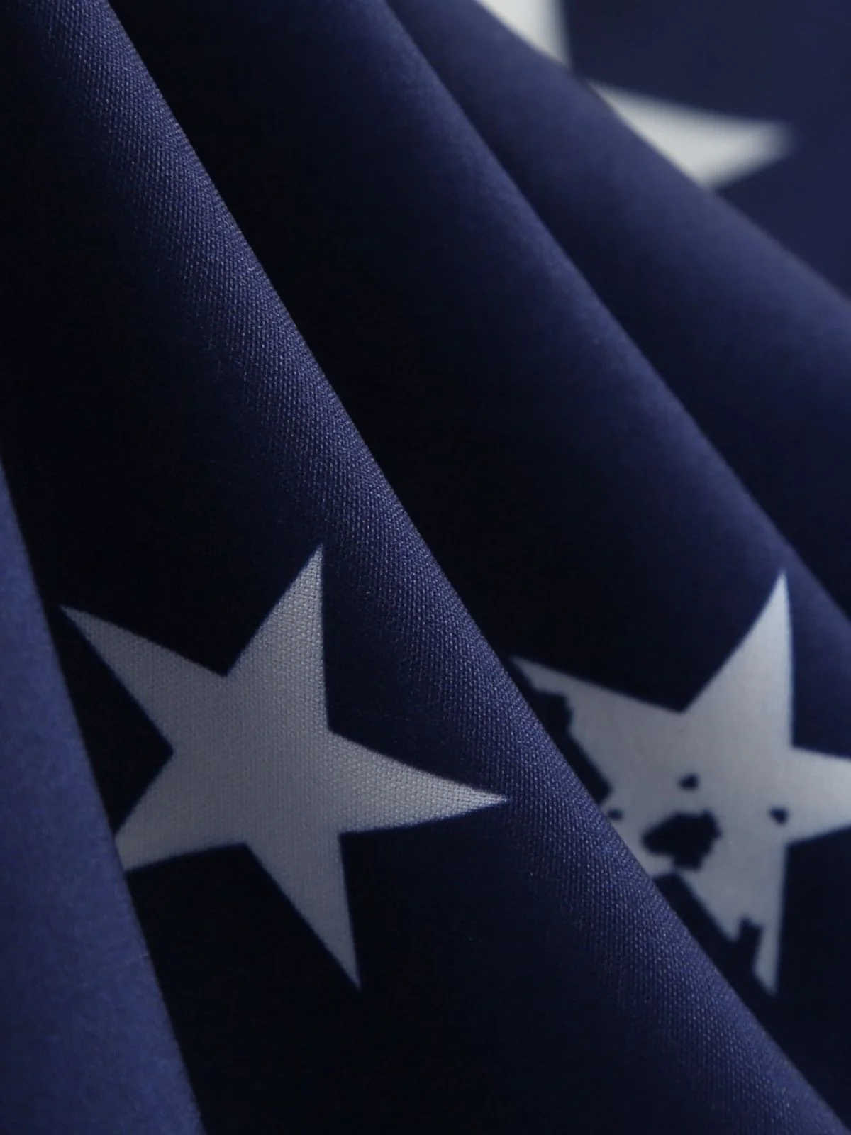 Blue 1950s Stars & Stripes Swing Dress - Image 4