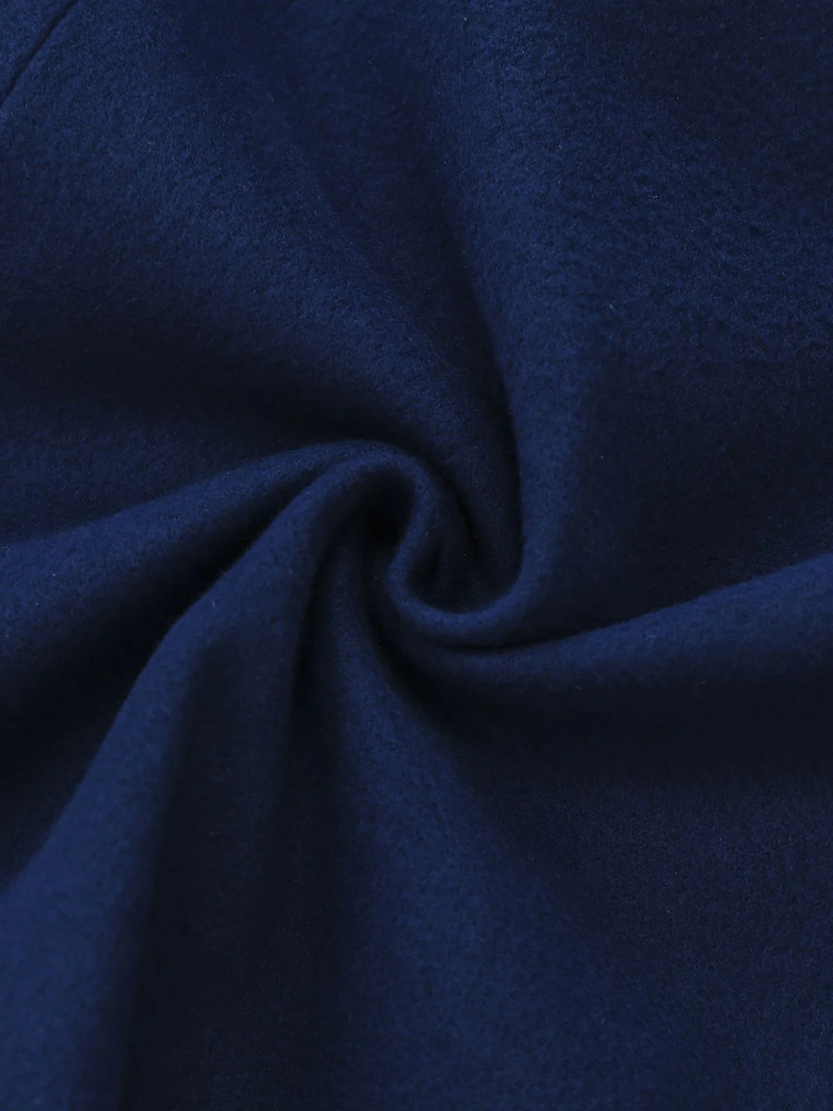 Blue 1960s Faux Fur-Lined Belted Coat - Image 9