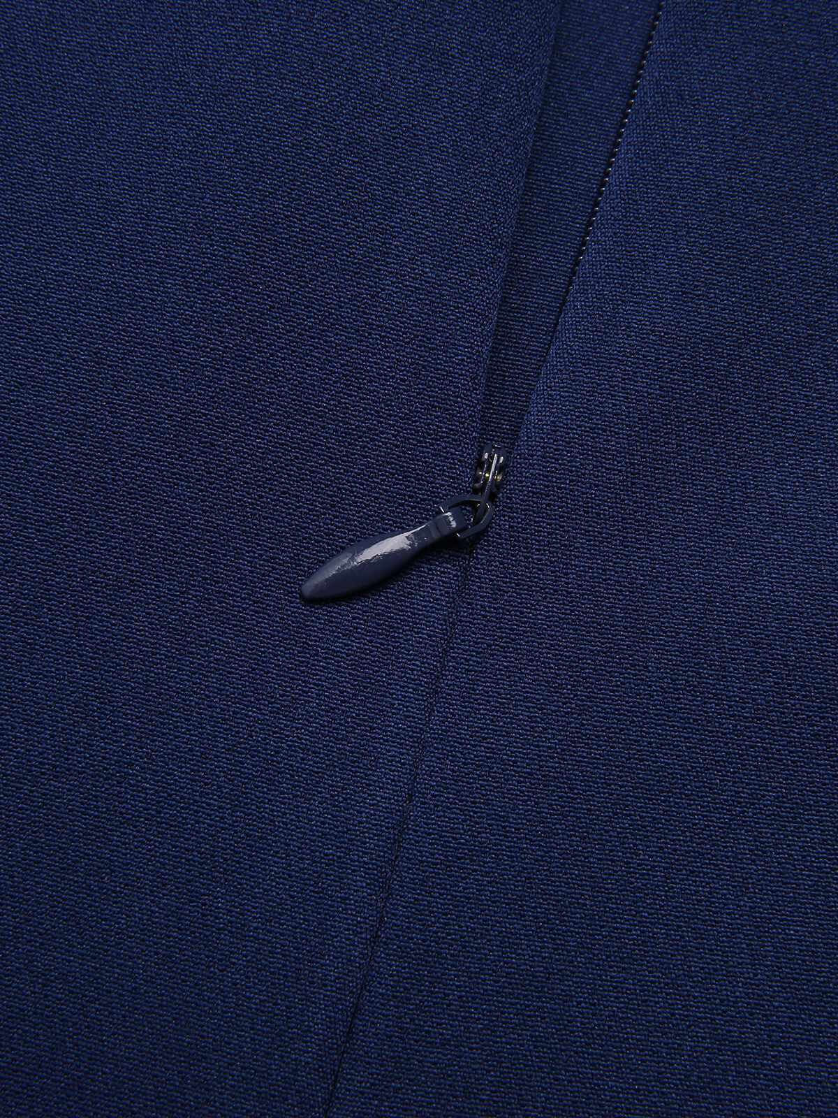 Blue 1960s Peter Pan Collar Belt Top - Image 7