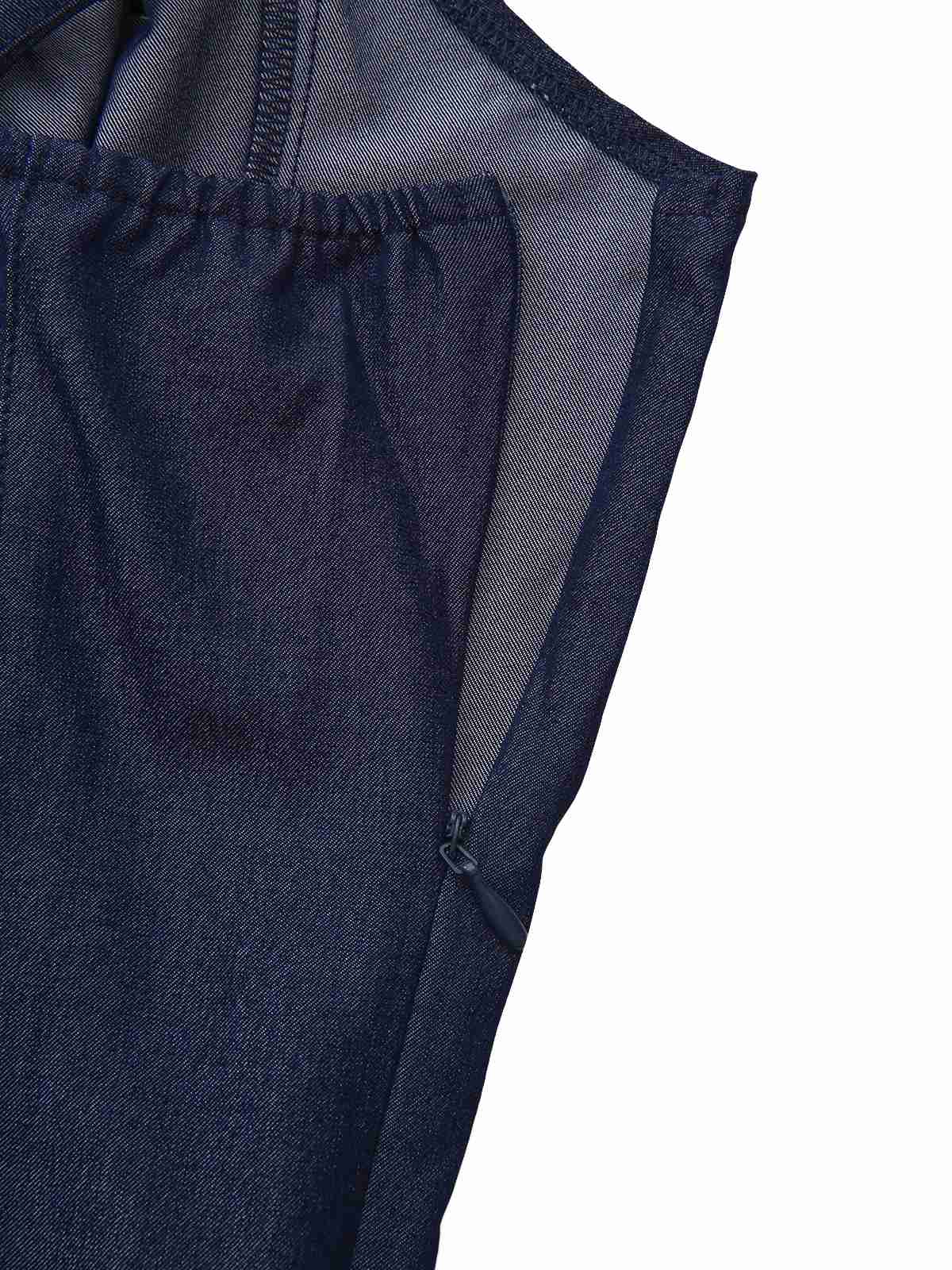 Blue 1960s Spaghetti Strap Ruched Mini Dress - Image 7