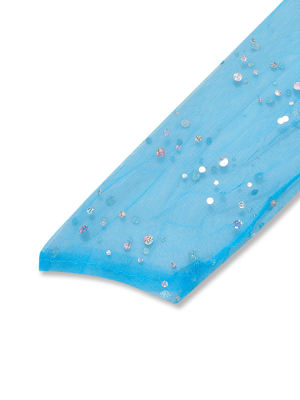 Blue 1970s Solid Sequined Elsa Cape & Dress - Image 6