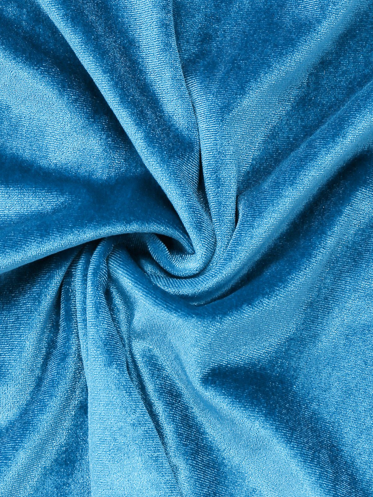 Blue 1980s Fur Collar Patchwork Maxi Dress - Image 6