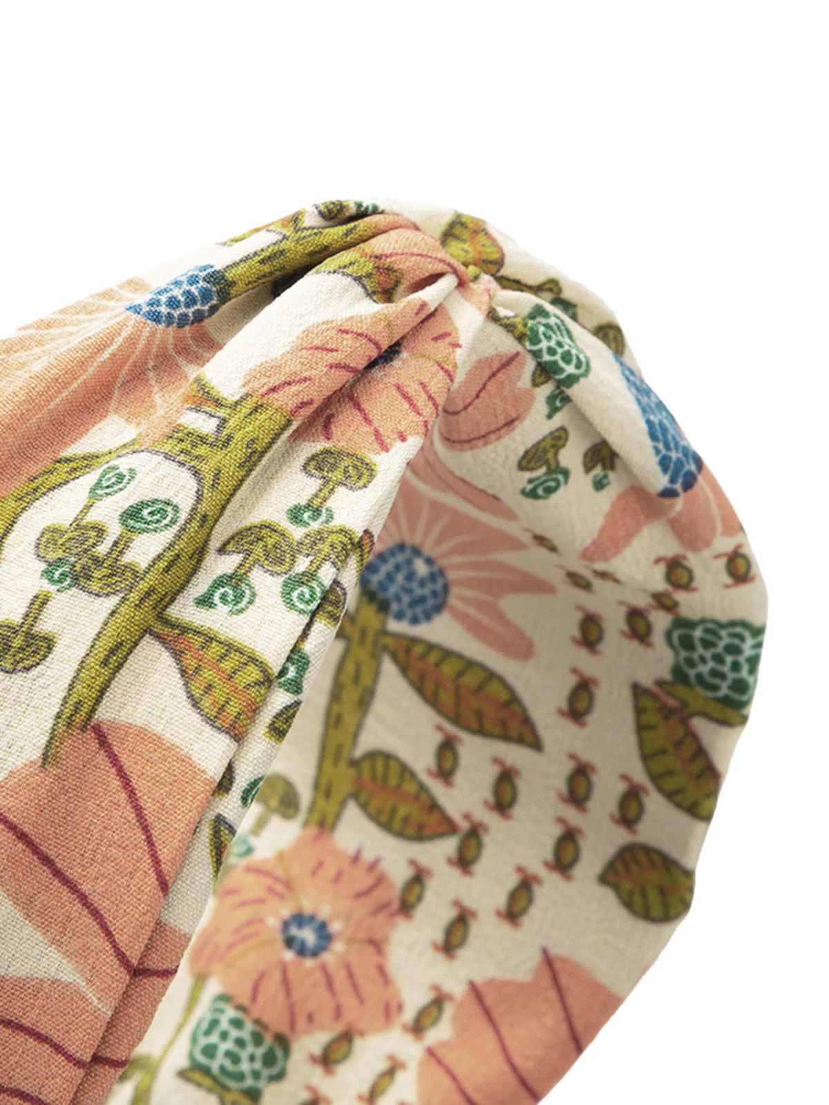 Bohemian Floral Patterned Fabric Headband - Image 2