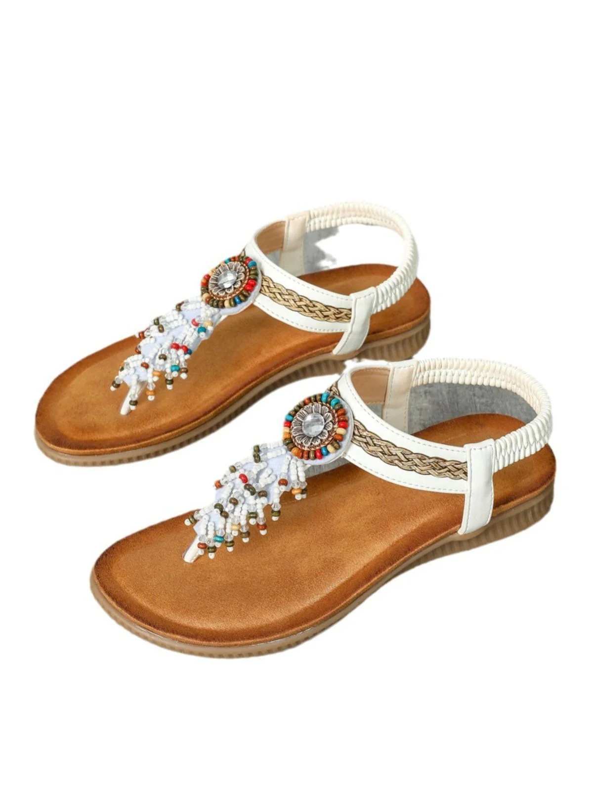 Bohemian Style Flip-Flop Tassel Sandals