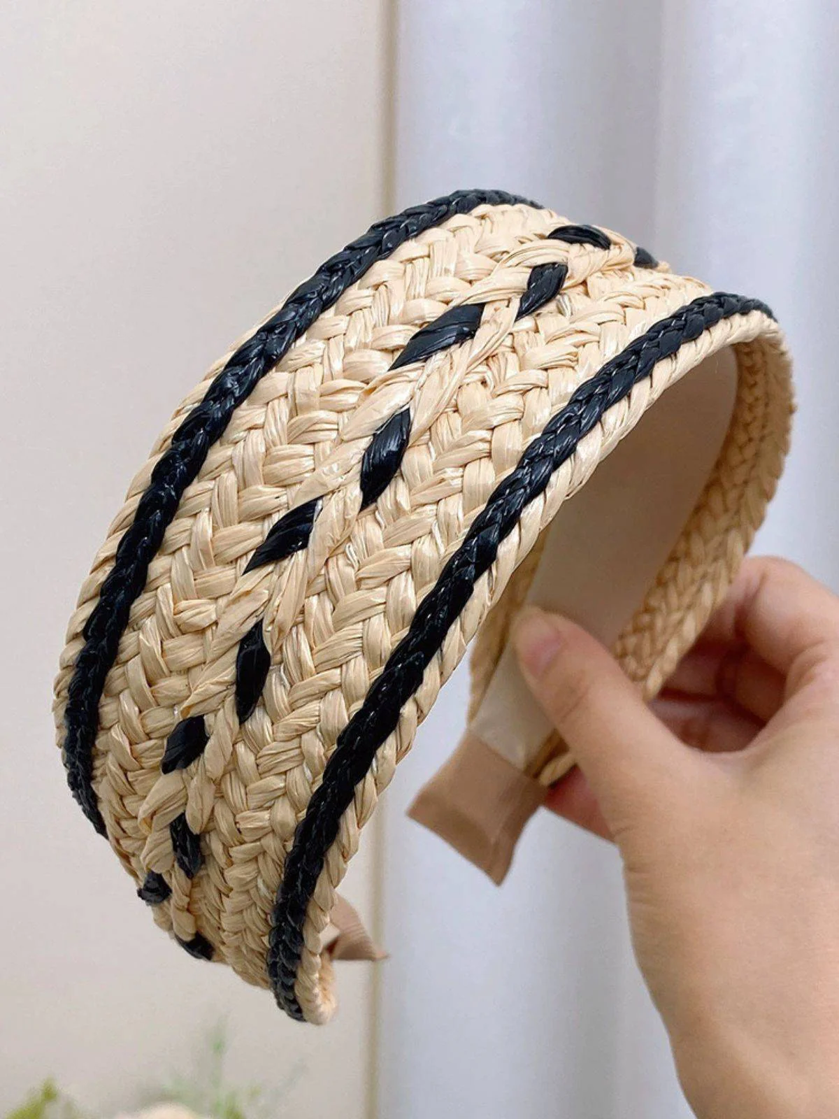 Boho Color Patchwork Braided Headband - Image 5