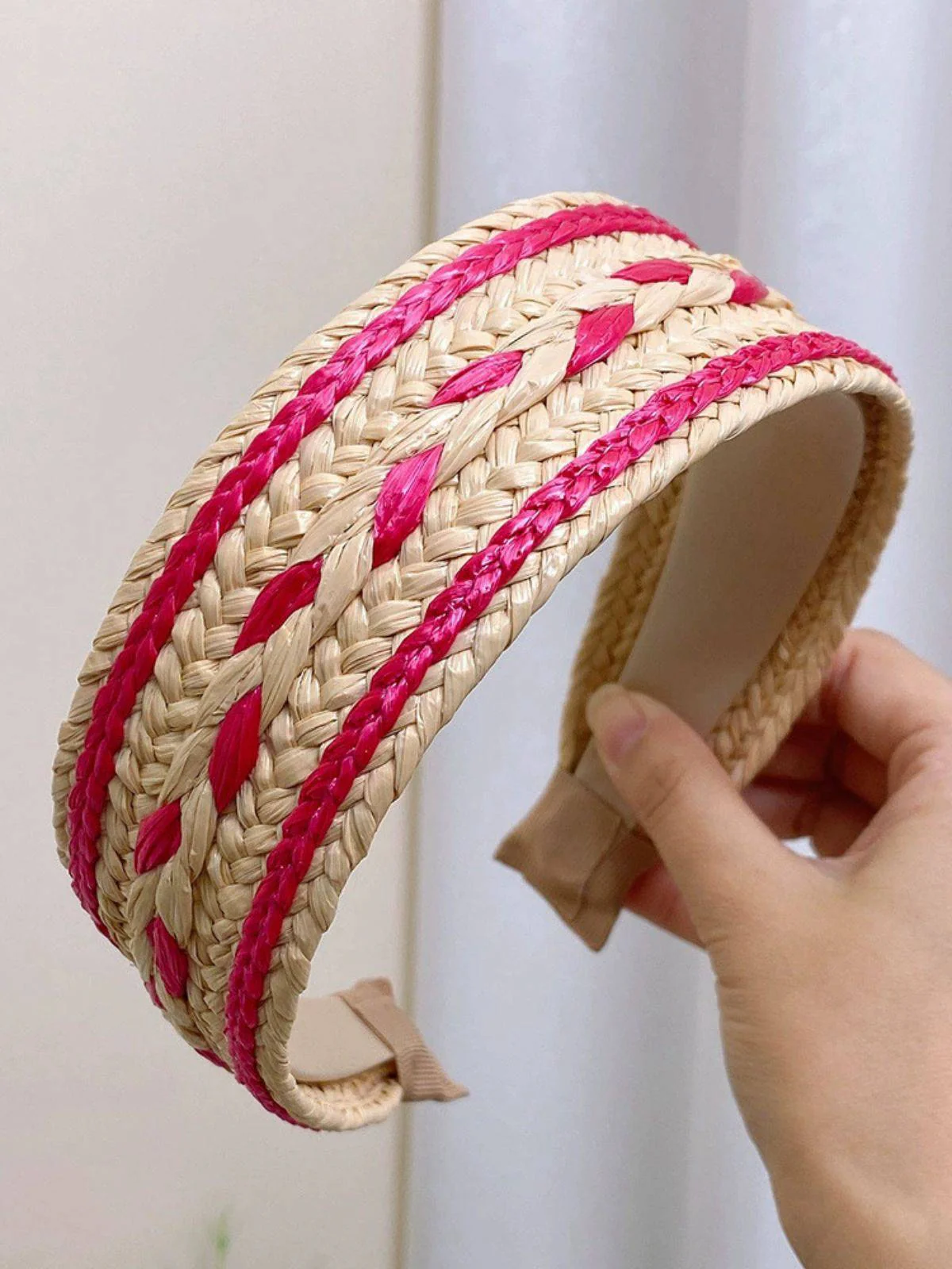 Boho Color Patchwork Braided Headband - Image 7