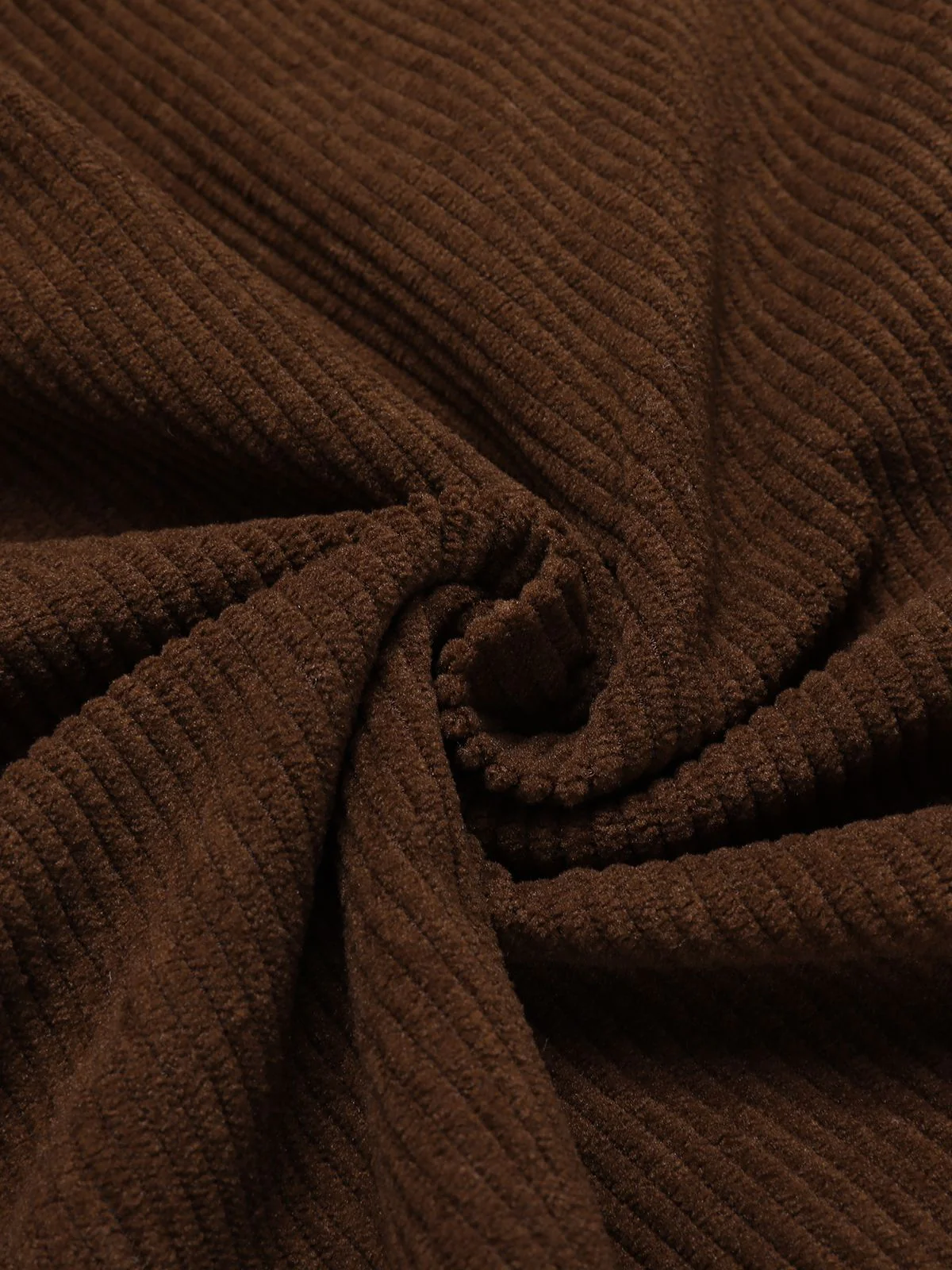 Brown 1930s Solid Corduroy Bib Jumpsuit - Image 4