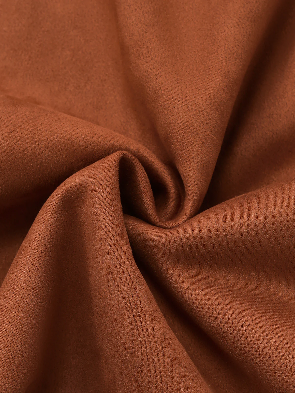 Brown 1940s Double-Breasted Lapel Western Style Coat - Image 7