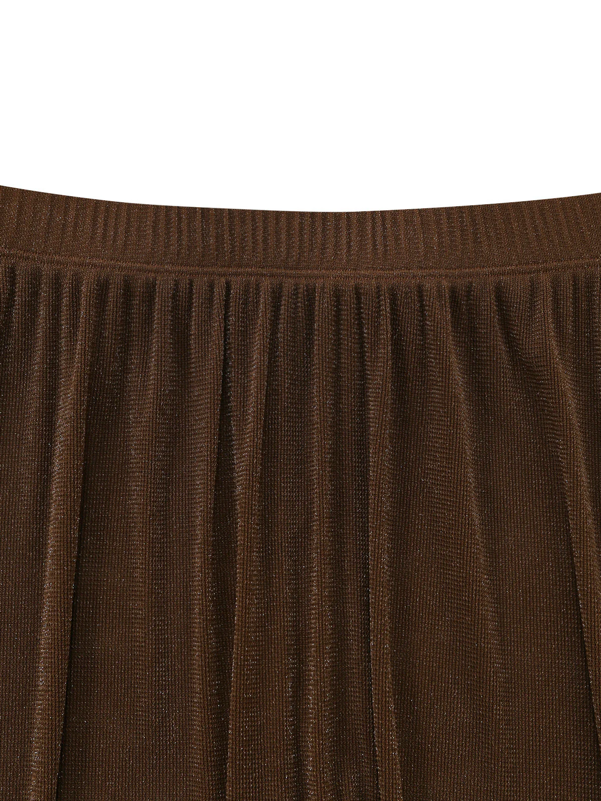 Brown 1940s Halter Solid Cover Up Set - Image 4