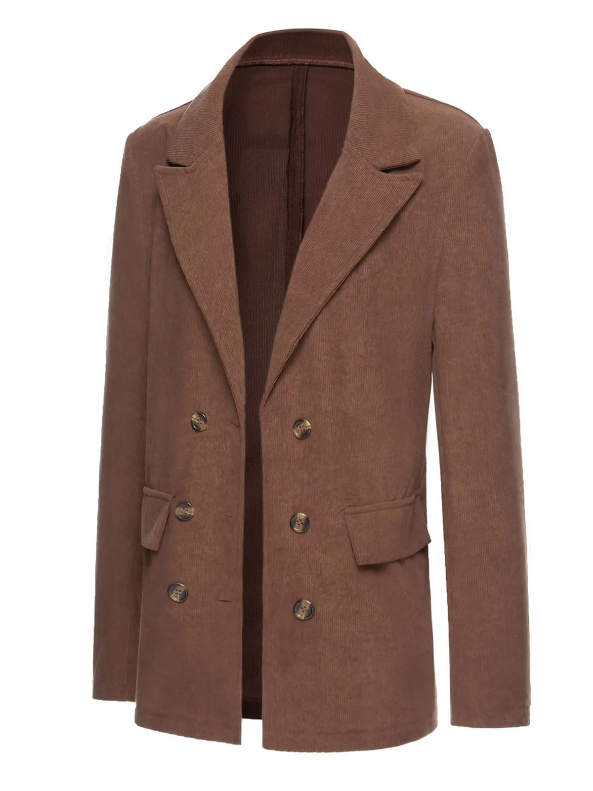 Brown 1950s Corduroy Casual Jacket - Image 2