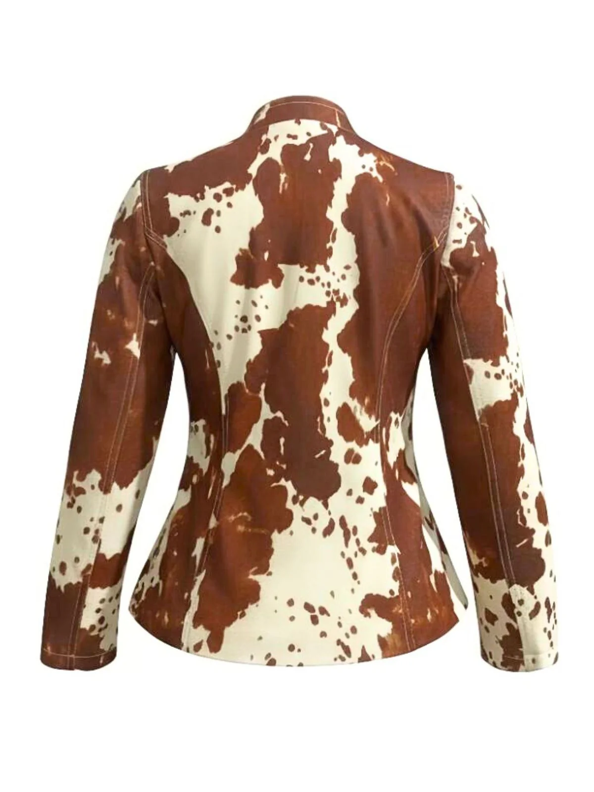 Brown 1970s Western Cowgirl Buttoned Jacket - Image 3