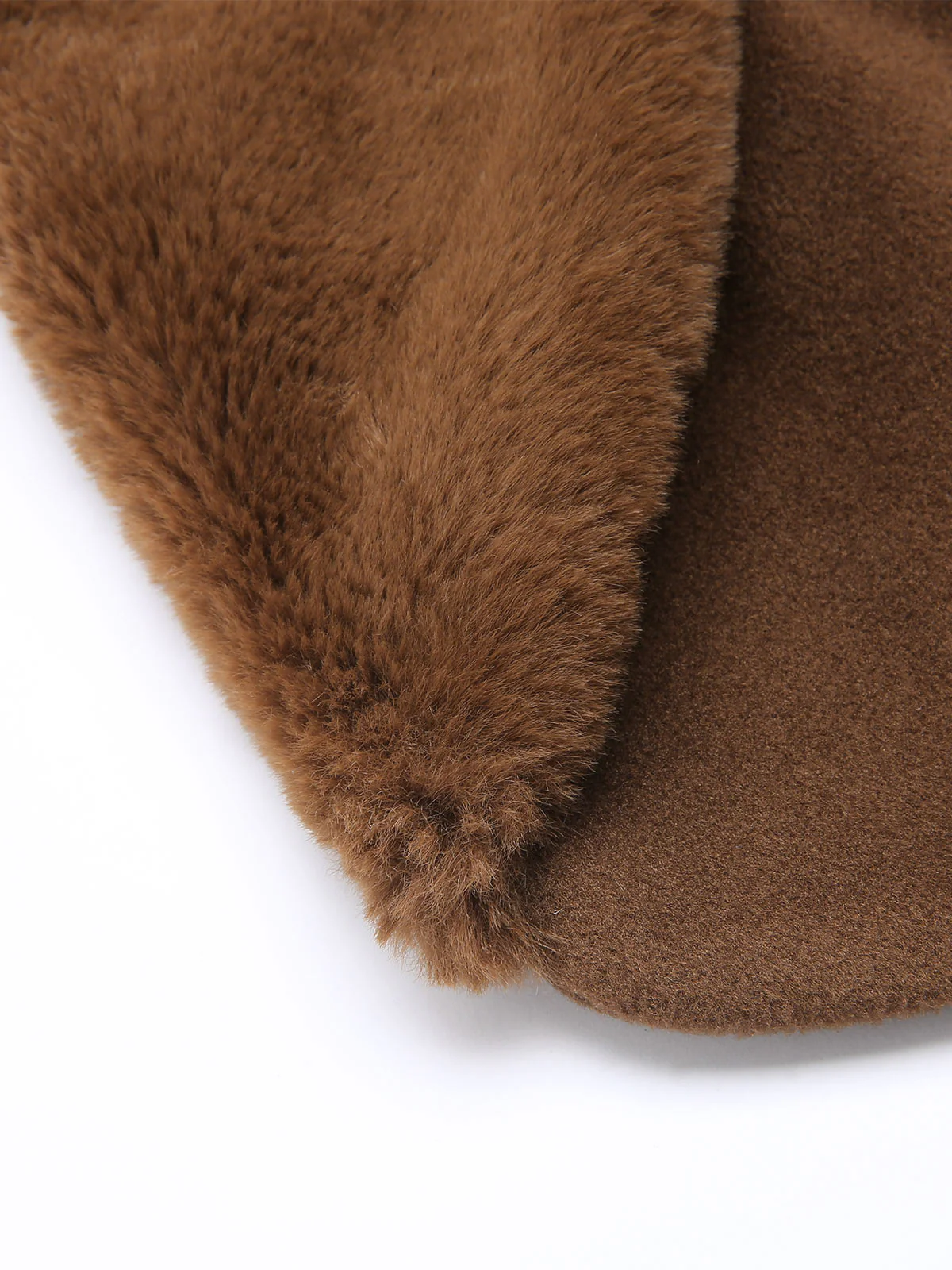 Brown 1950s Retro Fur Collar Bolero Jacket - Image 7
