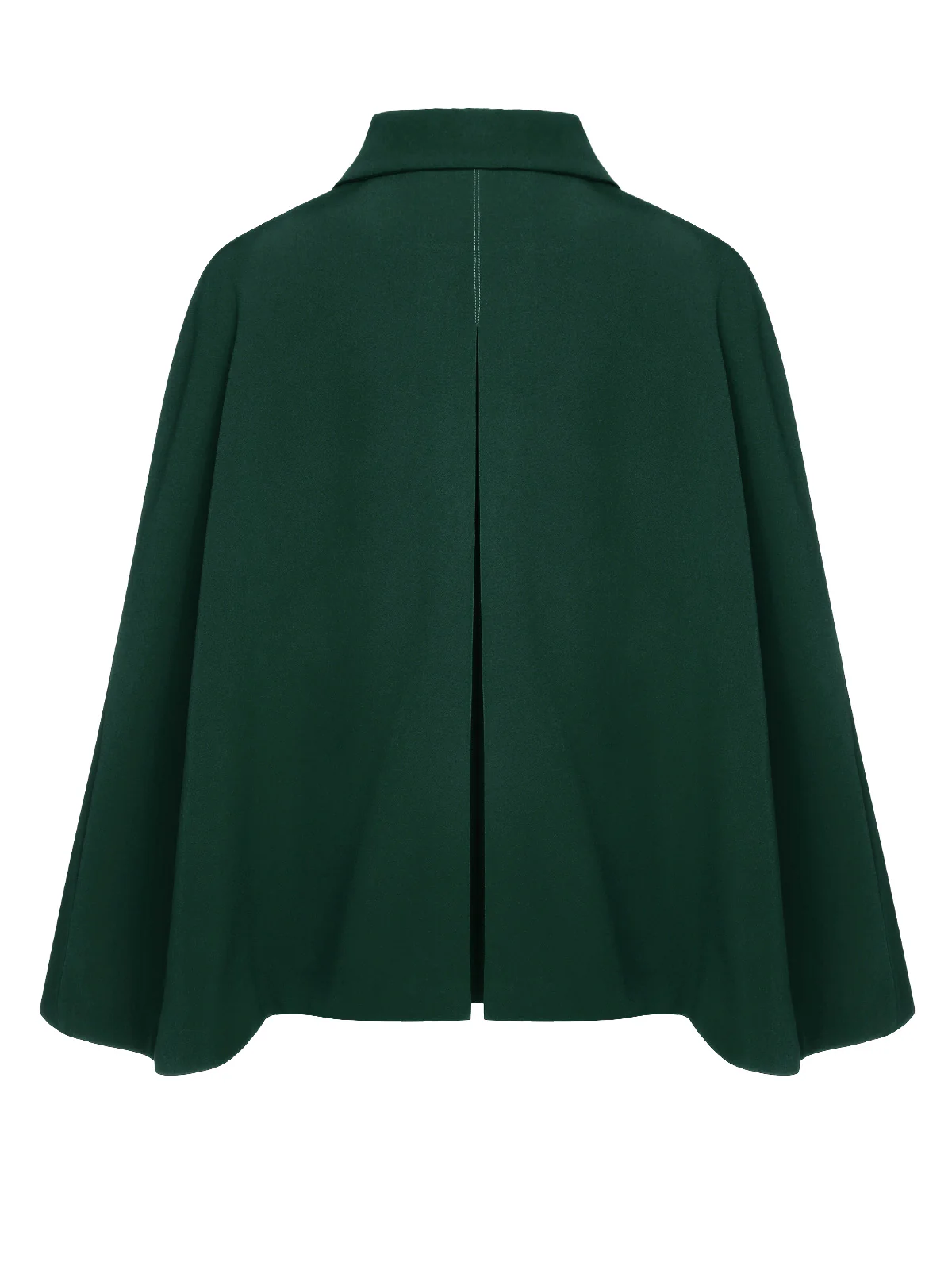 Camel Color 1940s Lapel Cape Coat - Image 14