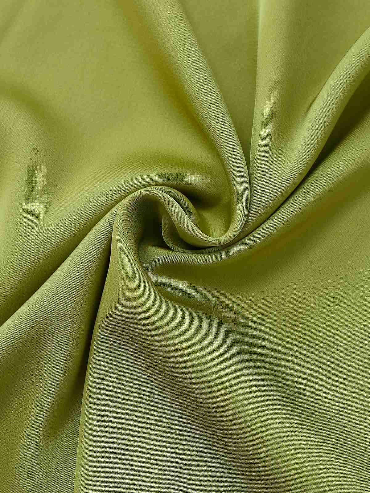 Chartreuse 1920s Shimmering Handkerchief Hem Dress - Image 10