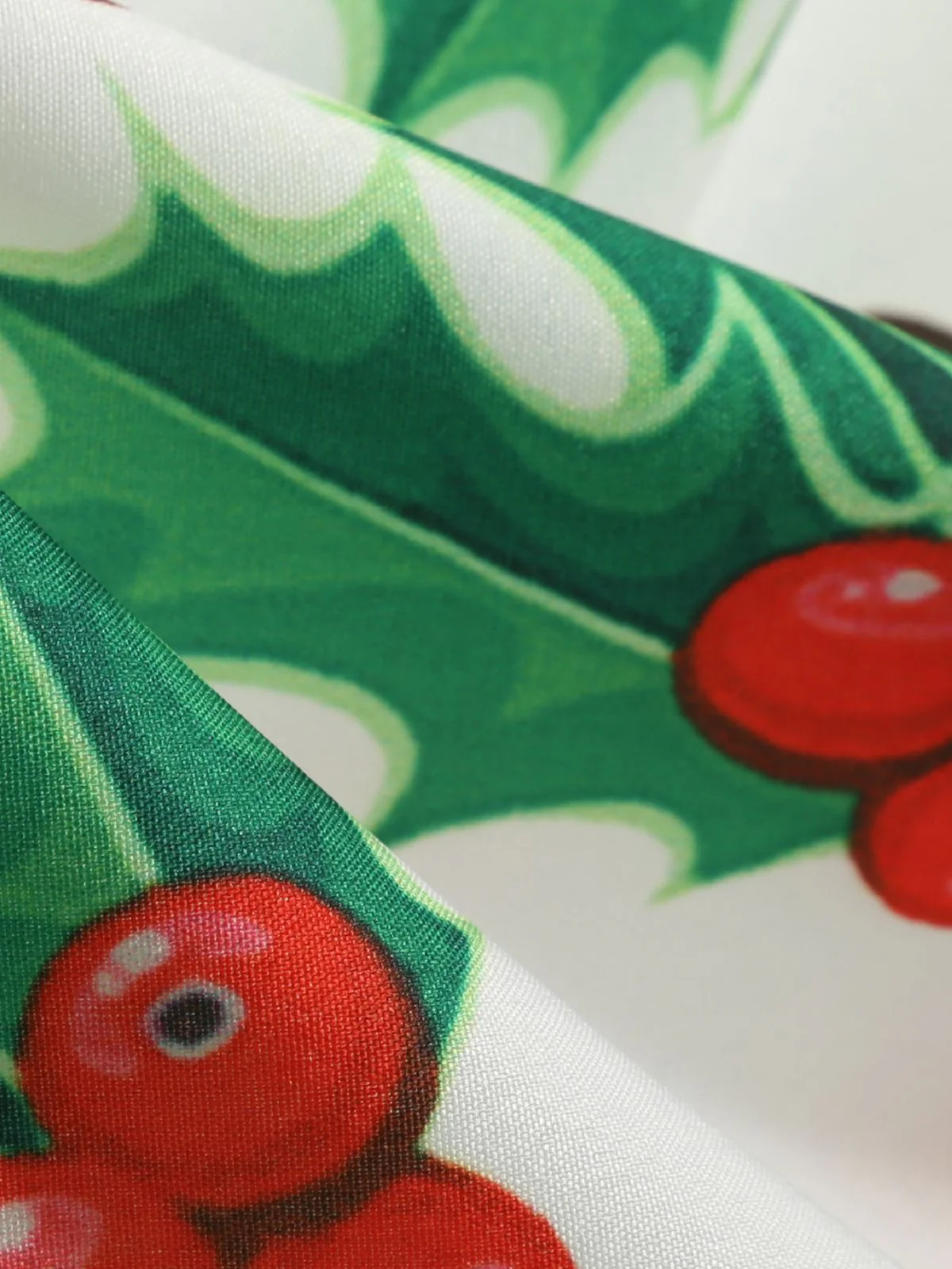 Christmas 1950s V-Neck Patchwork Swing Dress - Image 15