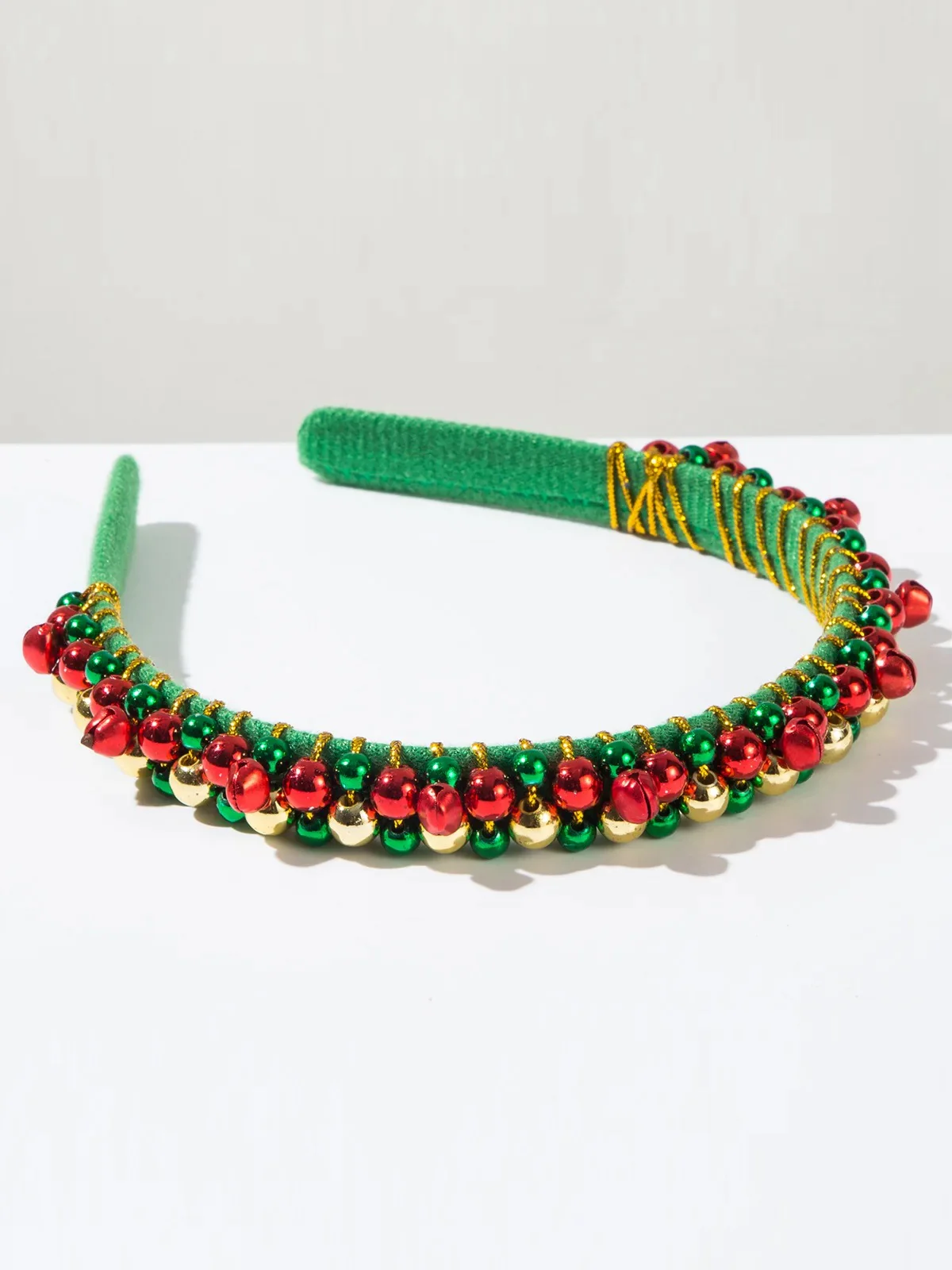 Christmas Colored Bell Beads Headband - Image 7