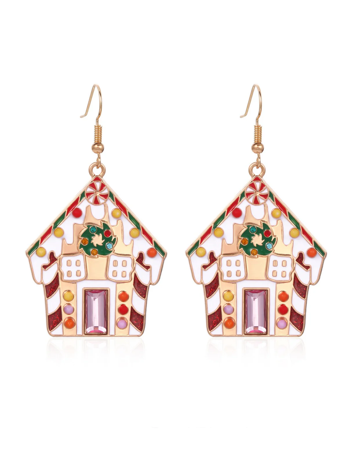 Christmas Elements Cute Dangle Earrings - Image 2