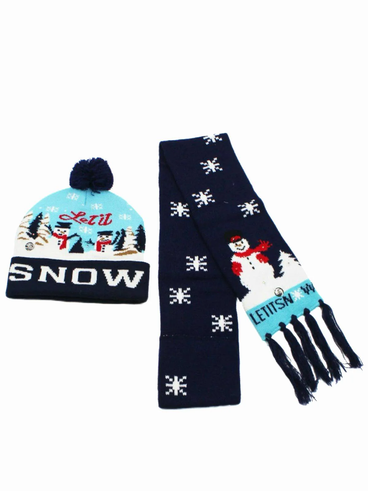 Christmas Knit Hat & Scarf Set - Image 5