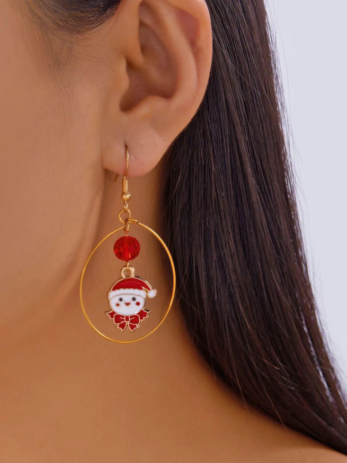 Christmas Tree & Snowman & Candy Cane Earrings - Image 10