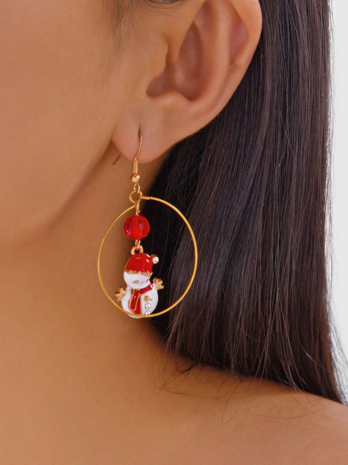 Christmas Tree & Snowman & Candy Cane Earrings - Image 14