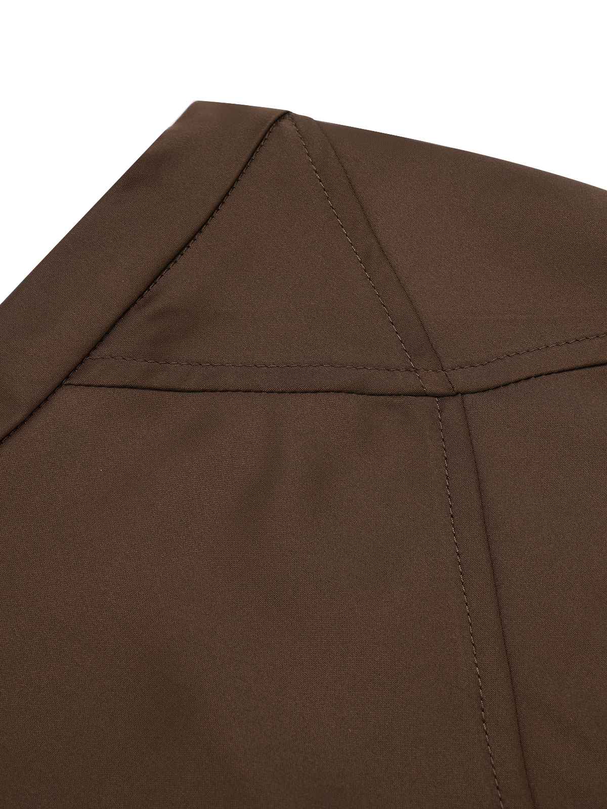 [Pre-Sale] Coffee 1940s High Waist Solid Skirt - Image 5
