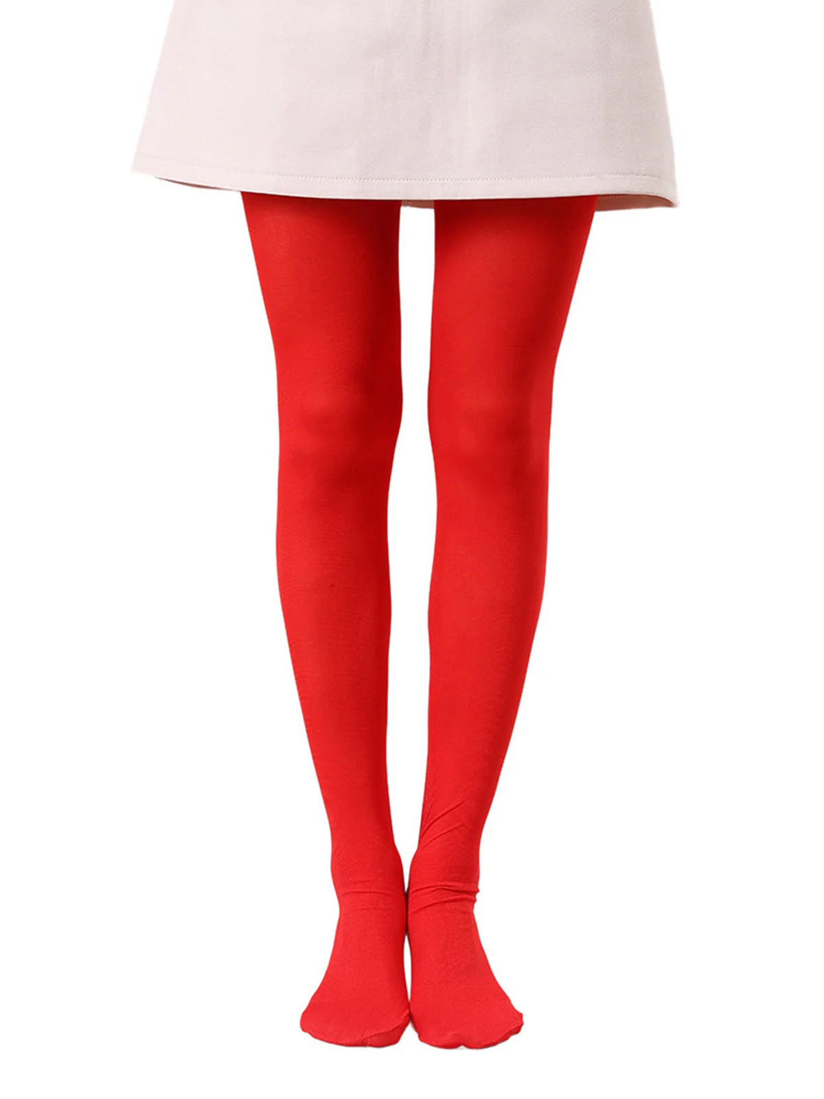 Colored Full Footed Tights Pantyhose - Image 2