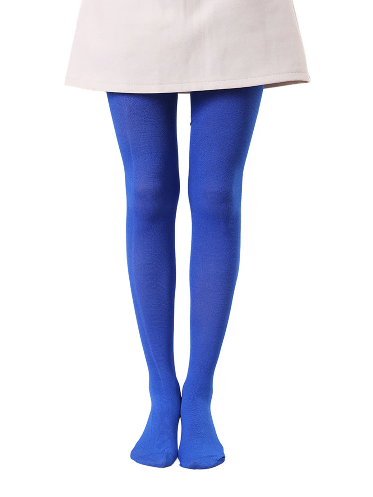 Colored Full Footed Tights Pantyhose - Image 4