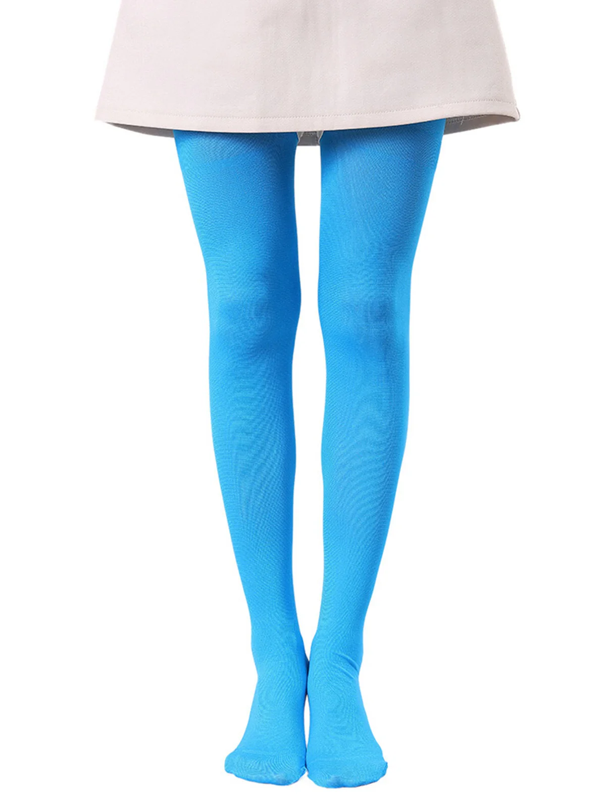 Colored Full Footed Tights Pantyhose - Image 5