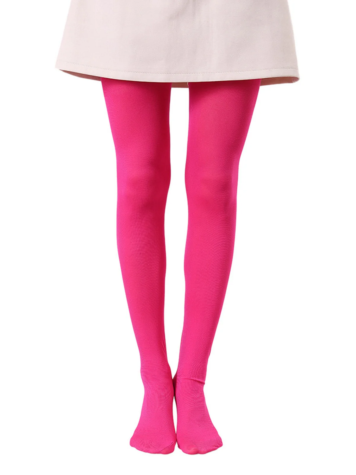Colored Full Footed Tights Pantyhose - Image 8